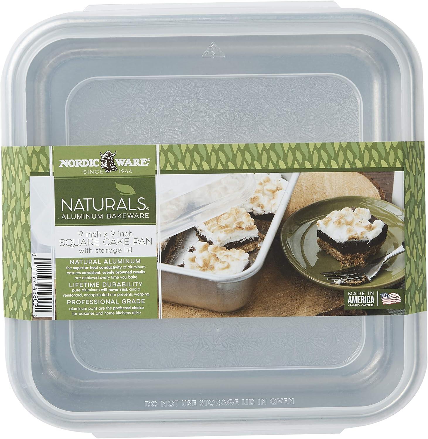 Nordic Ware Naturals® 9" Square Cake Pan with Lid