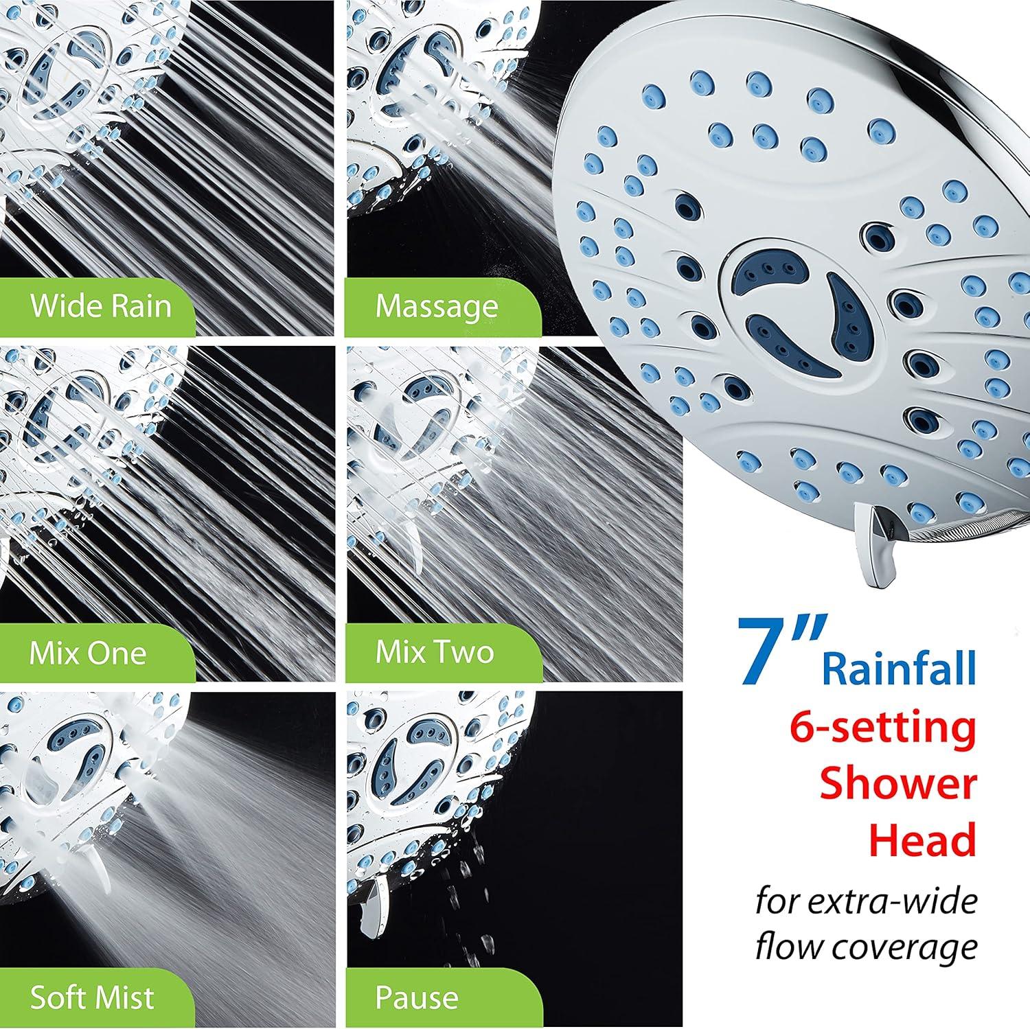 HotelSpa 5539 Dual Shower Head 2.5 GPM GPM