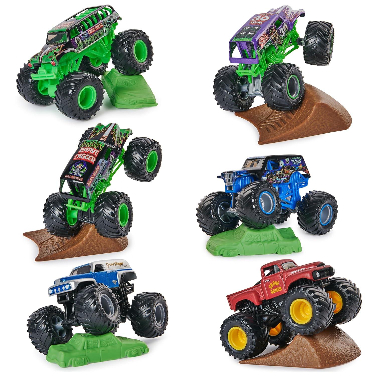Monster Jam 8個セット割 Monster Jam, Grave Digger 40th Anniversary 8-Pack Monster