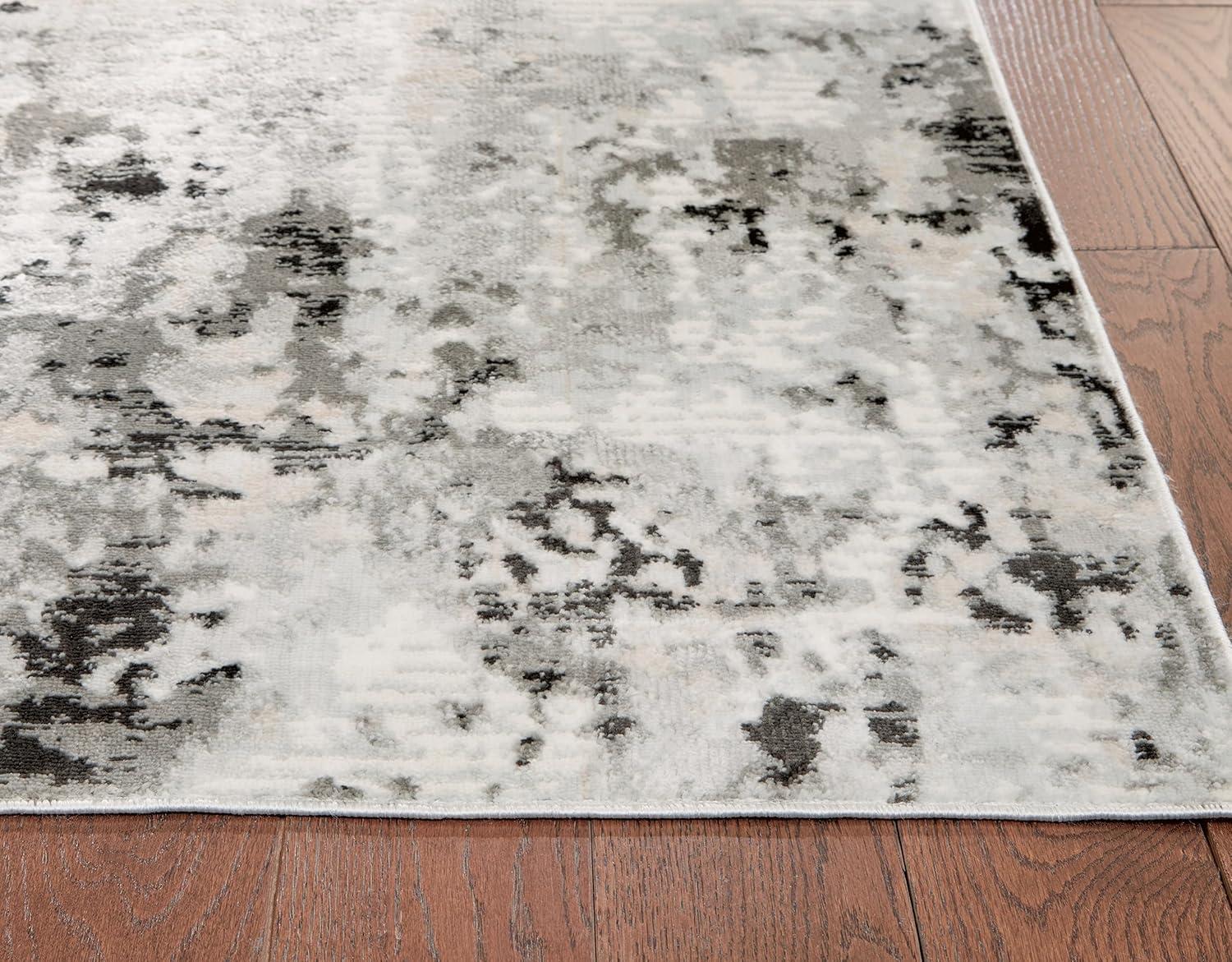 Greyland 5' x 7' Multicolor Abstract Synthetic Area Rug