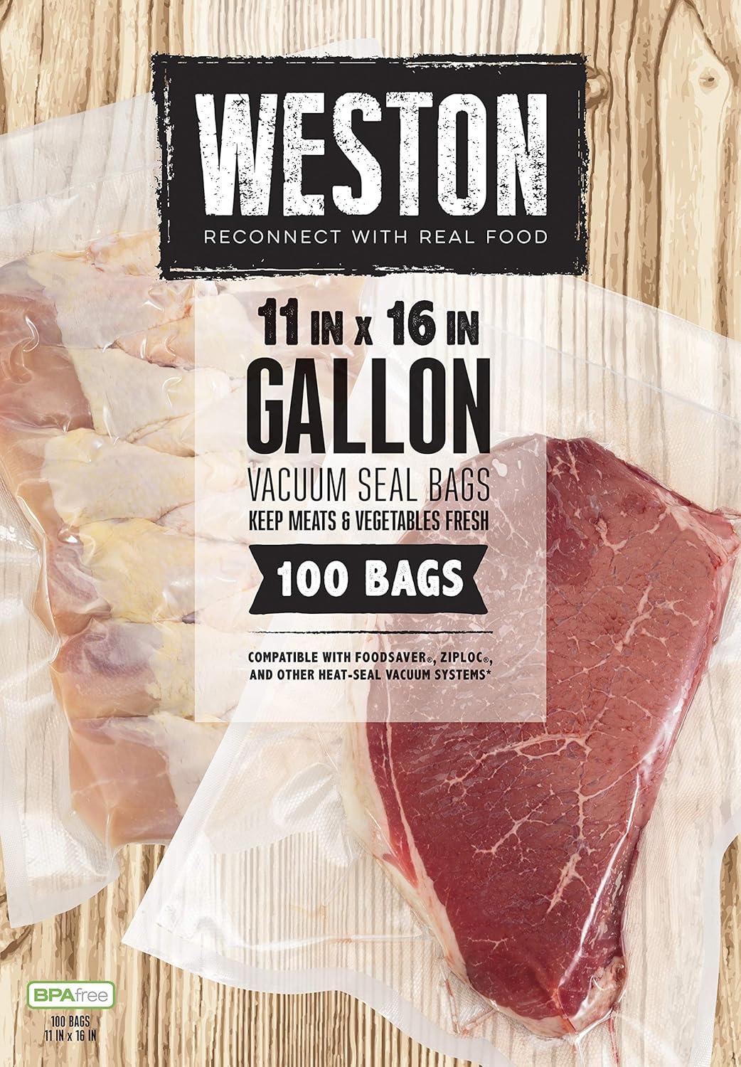 Weston Weston 1 Gallon Vacuum Sealer Bag (Set of 100)