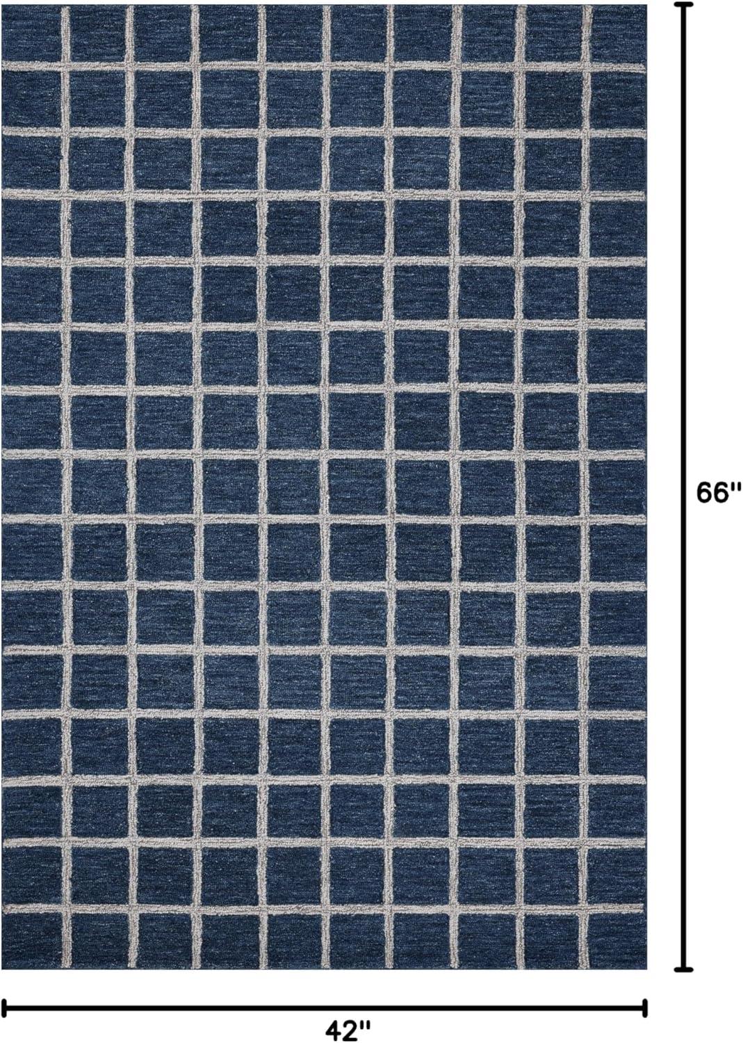 Chris Loves Julia x Loloi Polly Navy / Silver Area Rug