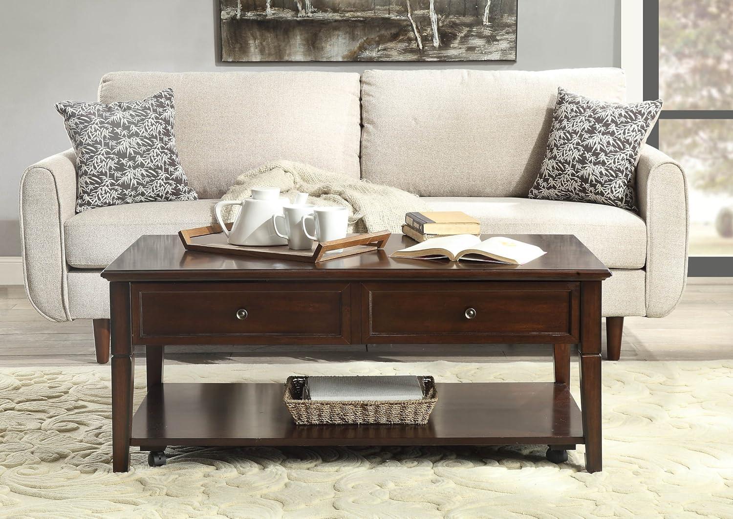 Acme Furniture Malachi Coffee Table w/Lift Top, Walnut (80254)