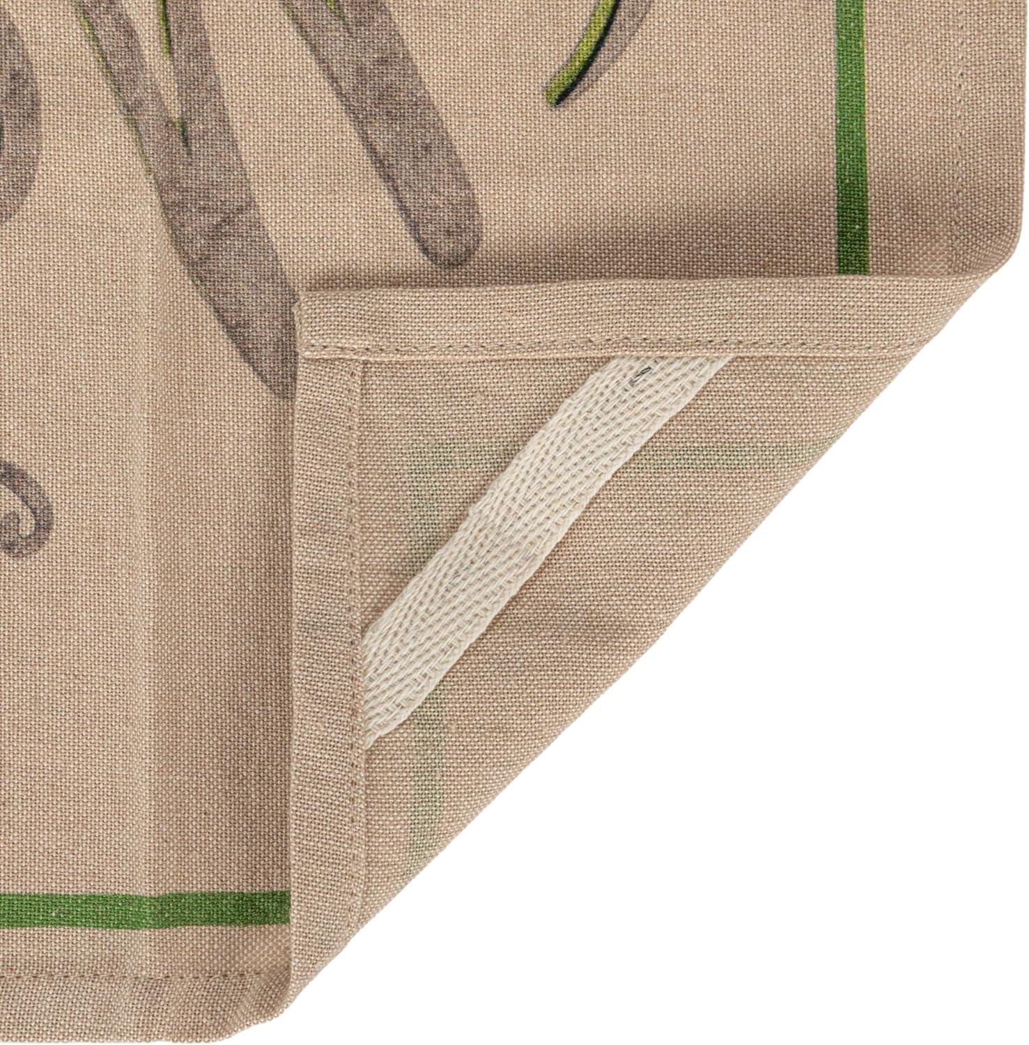 Creative Co-Op Cotton Printed Tea Towel with Cocktail Recipe Prints, Multicolor, Set of 8