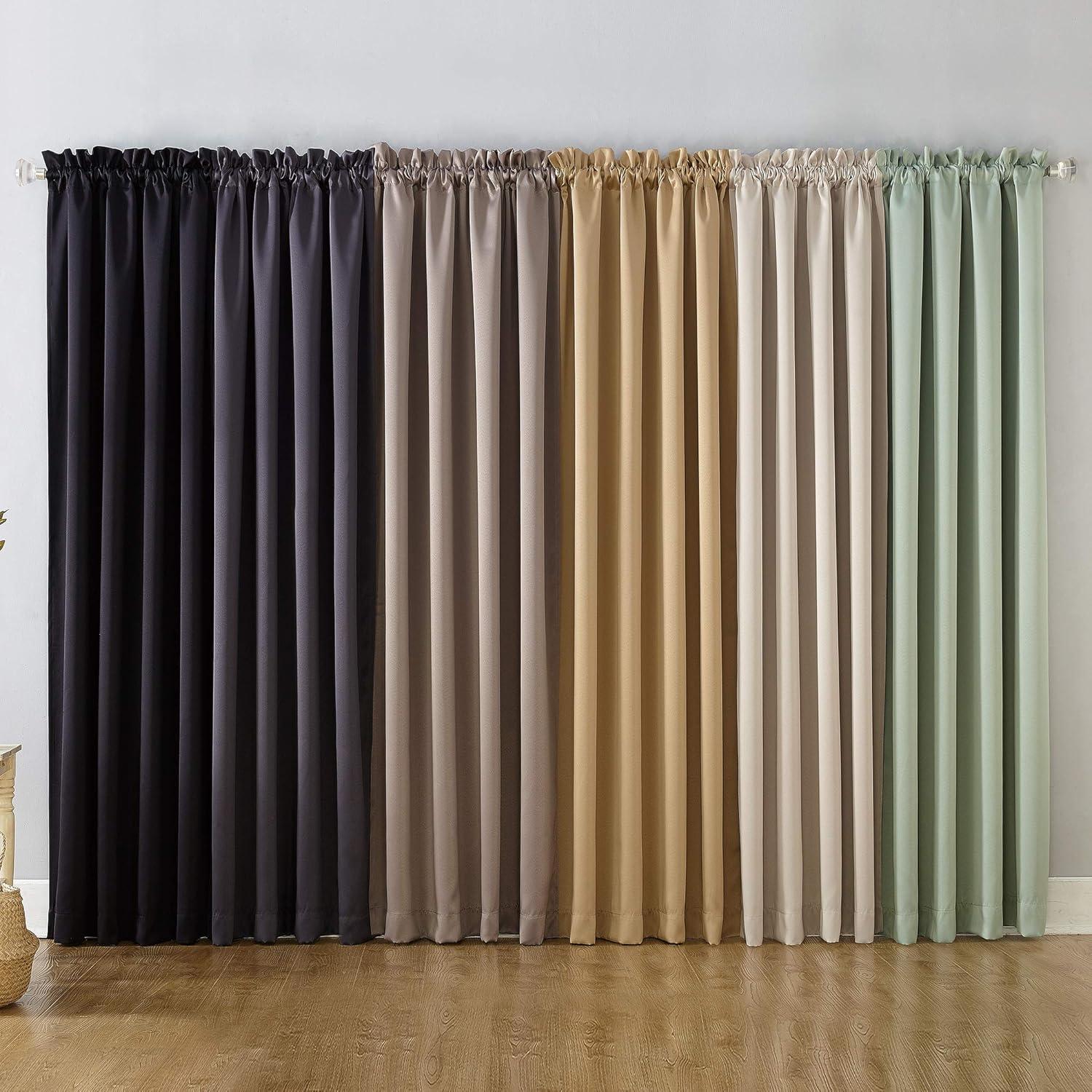 Sun Zero Oslo Theater Grade Extreme 100% Blackout Rod Pocket Curtain Panel