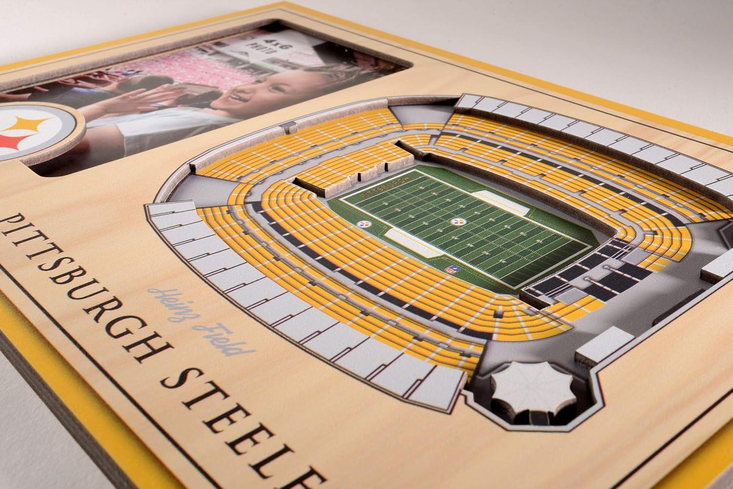 Pittsburgh Steelers Heinz Field 3D Layered Picture Frame