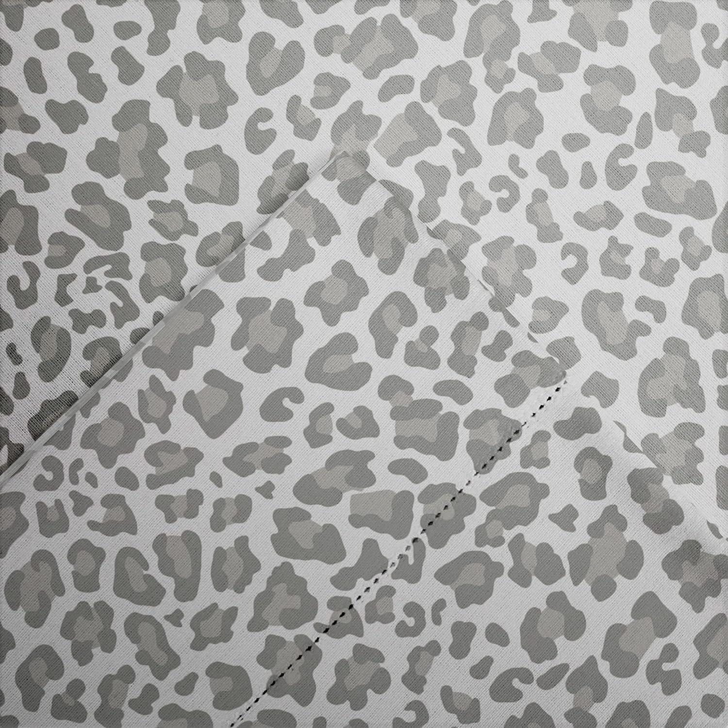 Pointehaven Flannel Animal Print Sheet Set