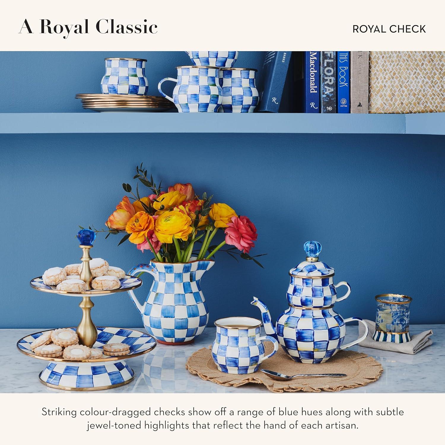 MacKenzie-Childs Royal Check® Tea Kettle