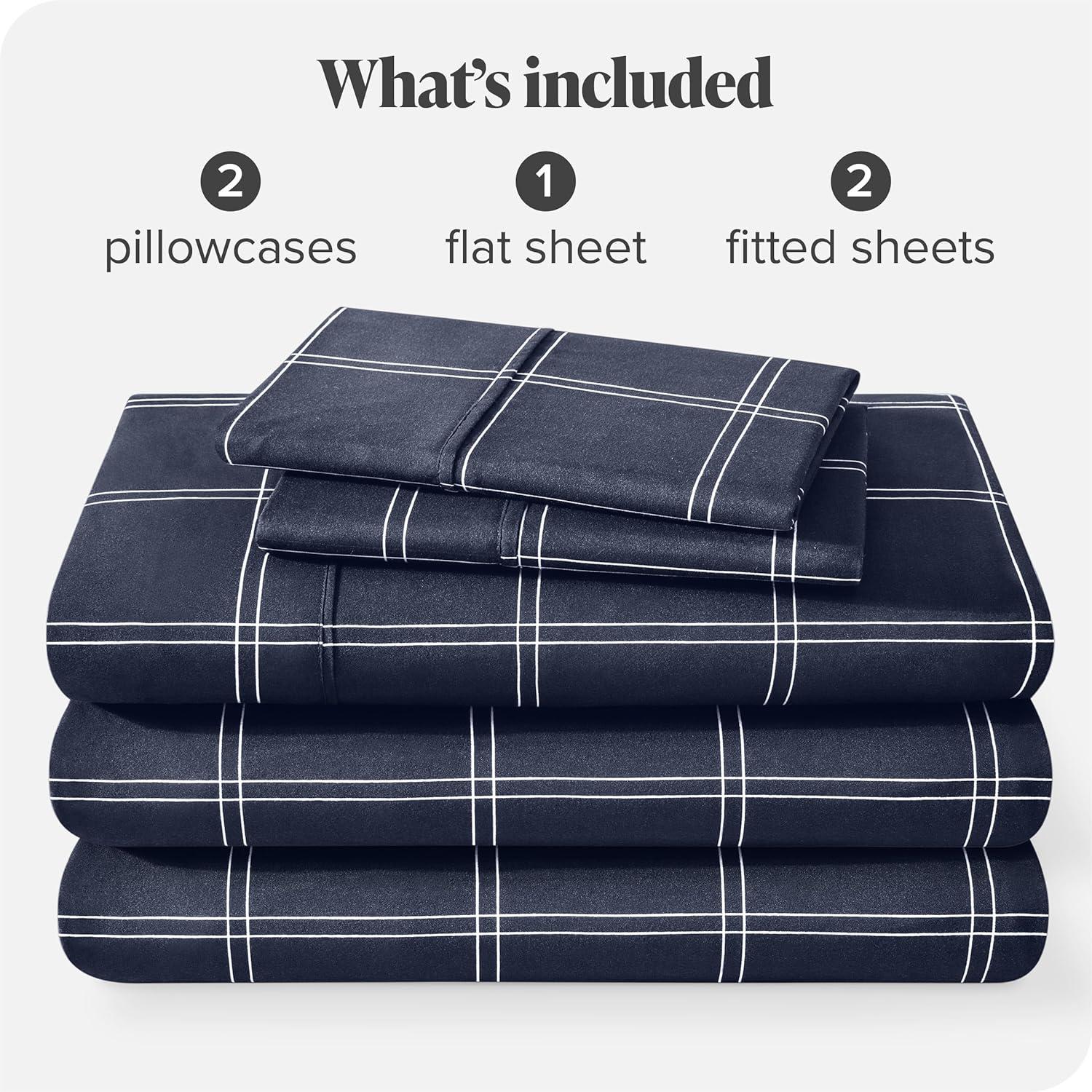 Bare Home Sheet Set - Luxury 1800 Ultra-Soft Microfiber Bed Sheets - Double Brushed - Deep Pockets - Easy Fit