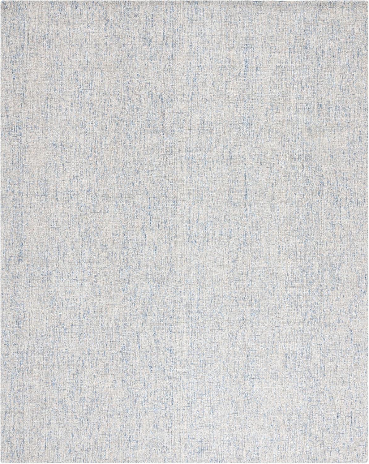 Abstract ABT471 Handmade Indoor Area Rug - Ivory/Blue - 9'x12' - Safavieh