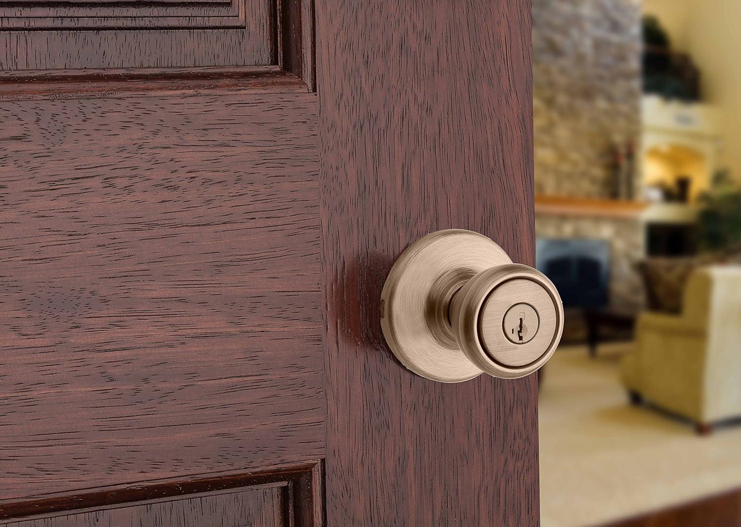 Tylo Keyed Entry Knob featuring SmartKey Security