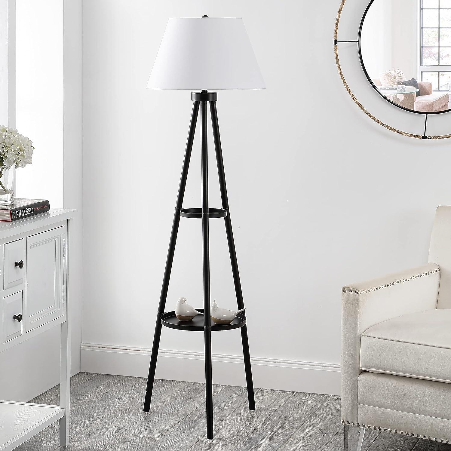 Dorea 63" Floor Lamp - Black - Safavieh