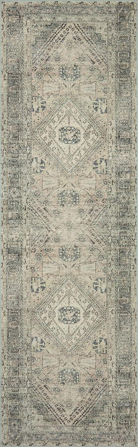 Magnolia Home By Joanna Gaines X Loloi Sinclair Machine Washable Natural / Sage Area Rug