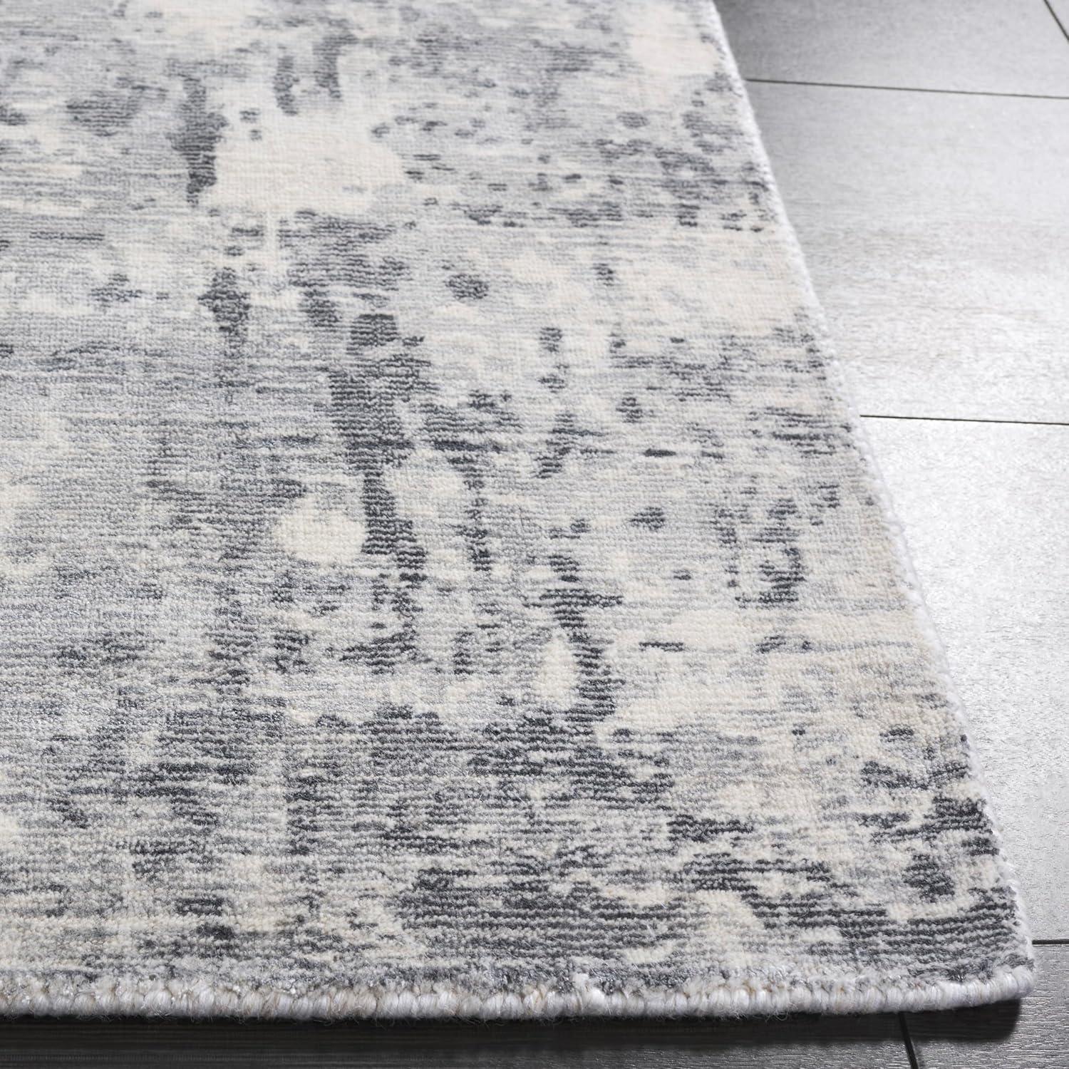 SAFAVIEH Mirage Natalee Vintage Abstract Area Rug, Grey/Silver, 8' x 10'