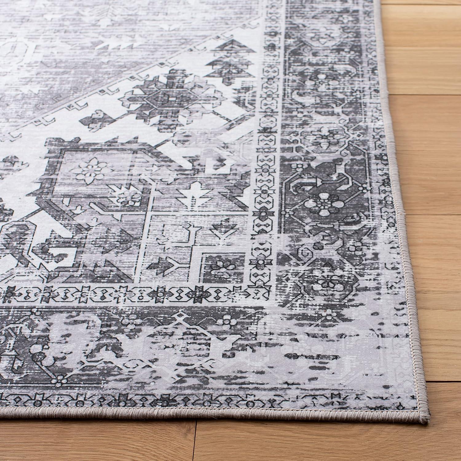 Tucson TSN102 Power Loomed Machine Washable Area Rug - Dark Sage/Ivory - 3'x5' - Safavieh.
