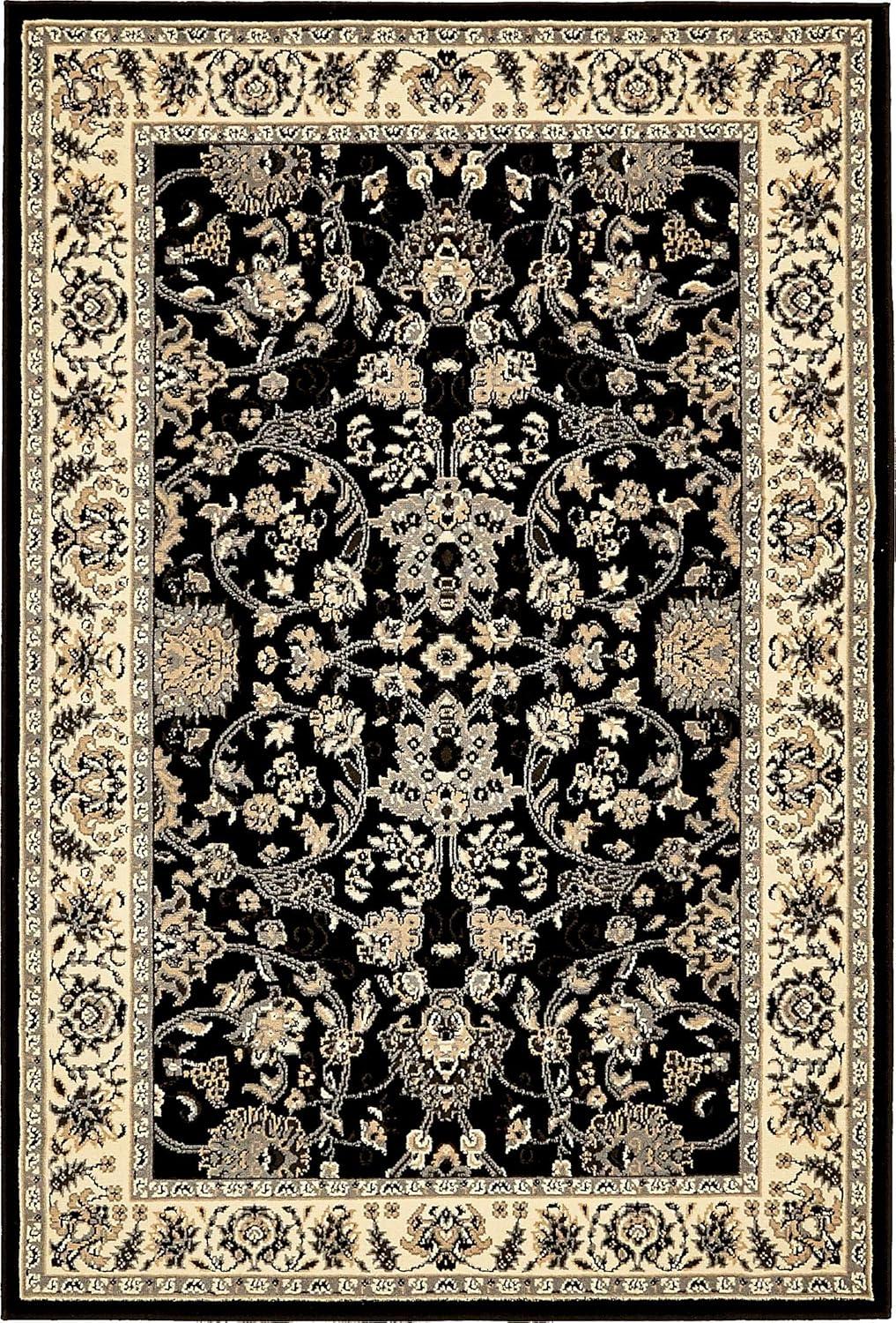 Unique Loom Sialk Hill Washington Floral Indoor Woven Area Rug