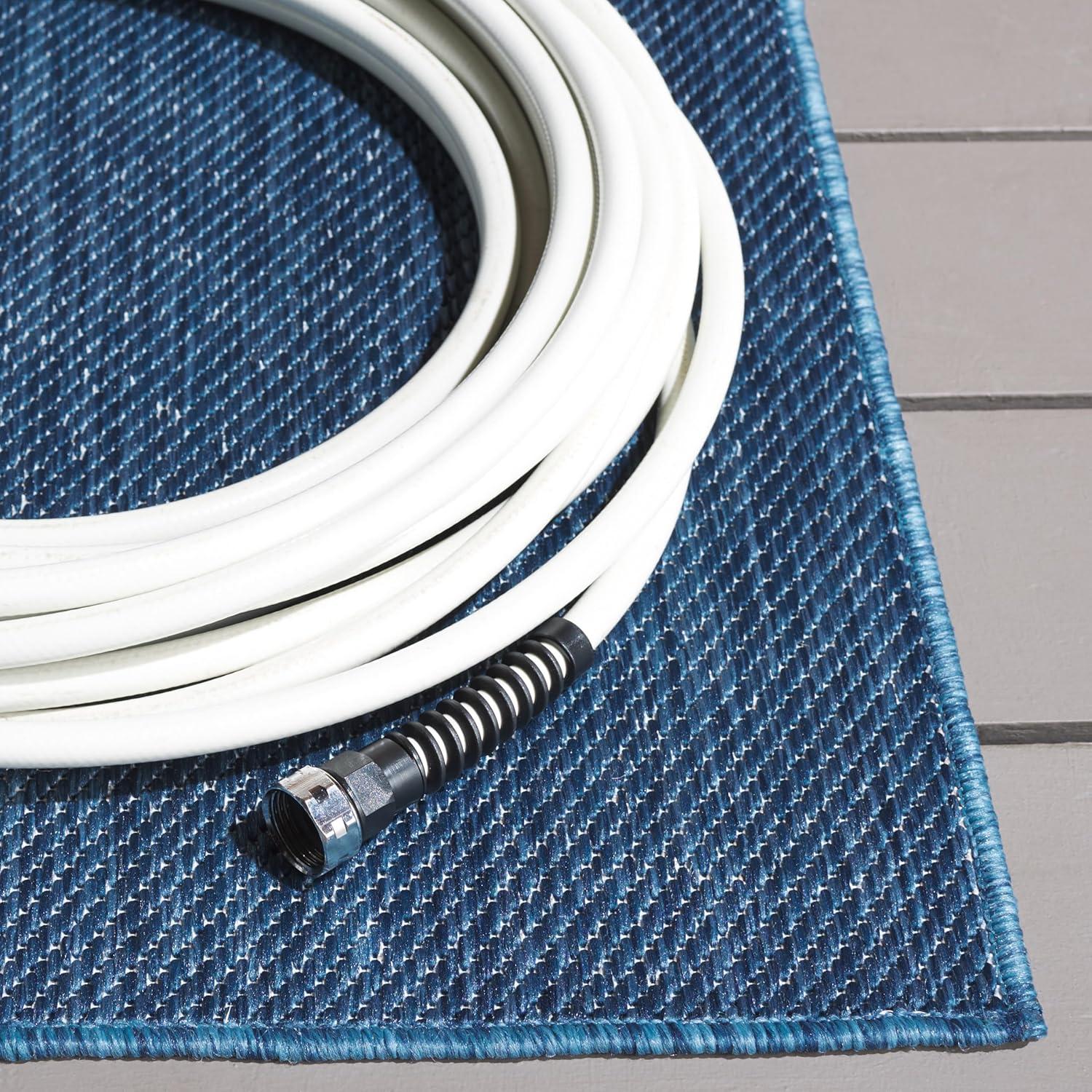 Beach House BHS274 Machine Made Loomed Area Rug - Blue - 5'-3" X 7'-6" - Safavieh