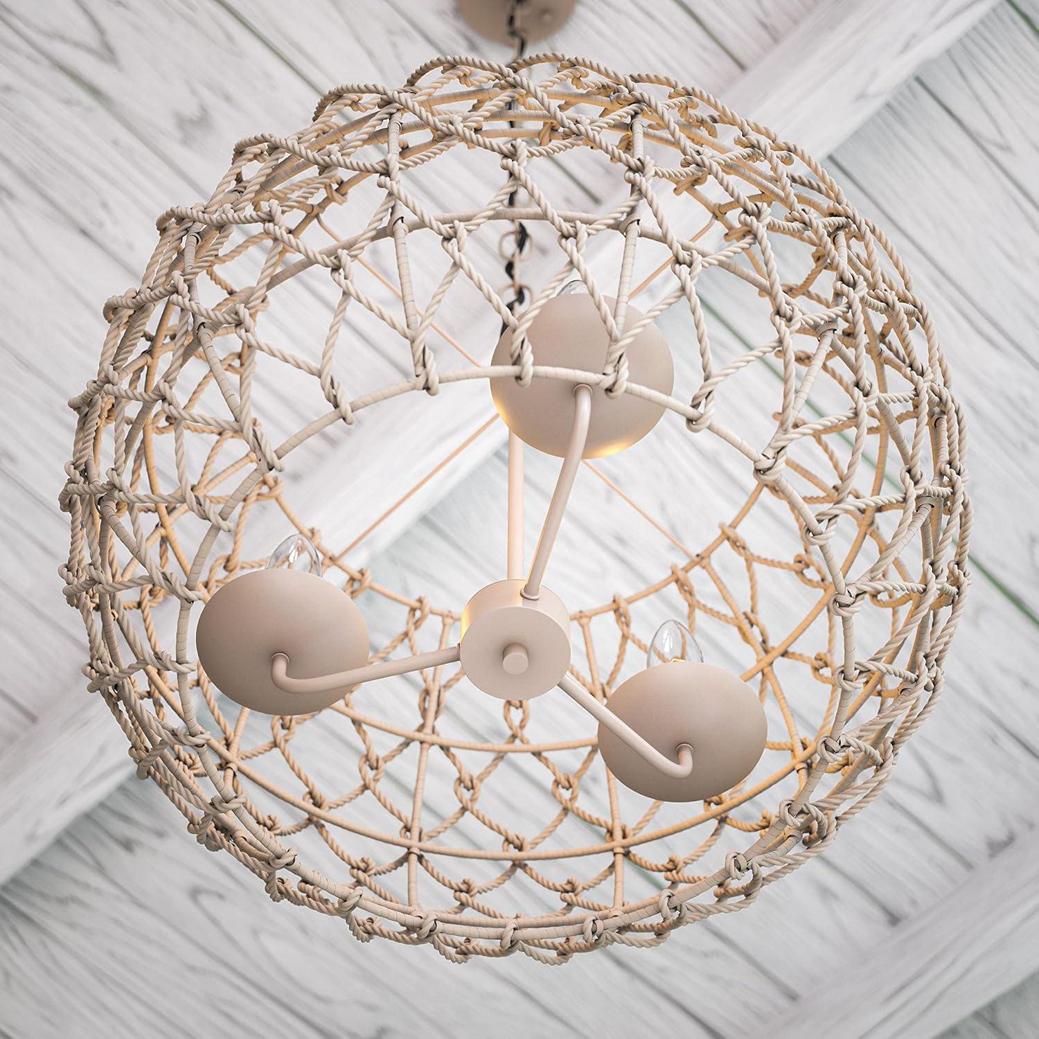 Torus 3 Light Pendant with Tan Finish