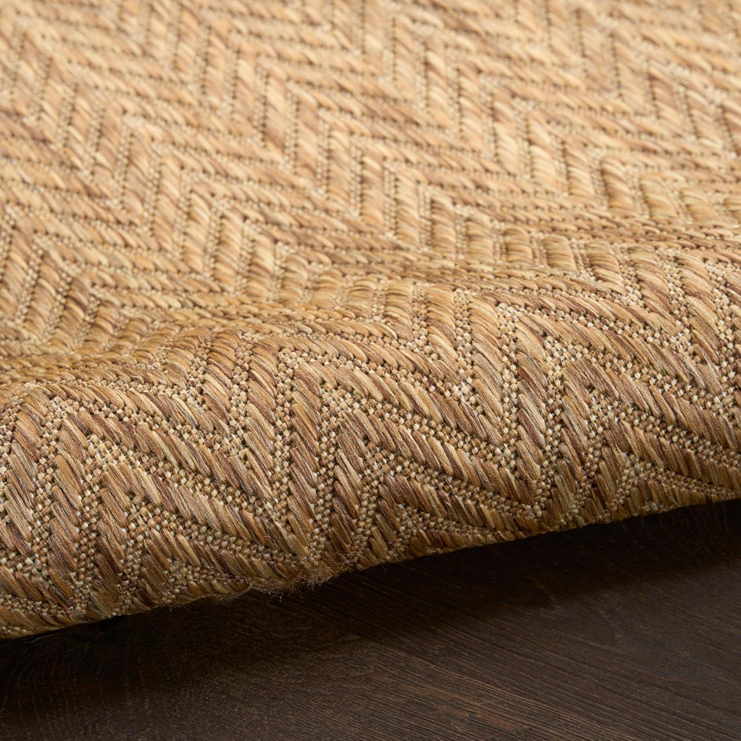 Nourison Horizon Indoor/Outdoor 2' x 6' Natural Modern Rug