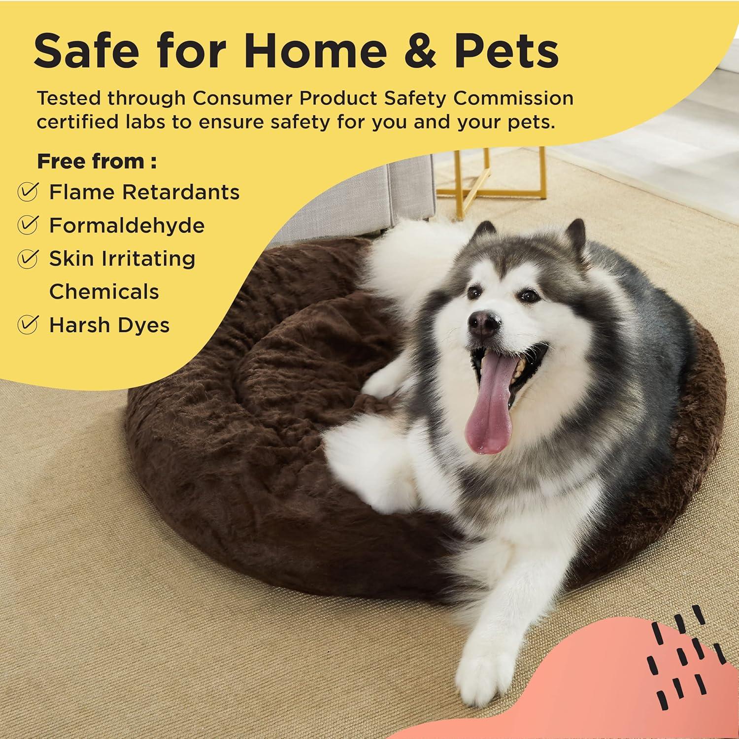 Best Friends By Sheri Best Friends by Sheri Bundle The Original Calming Lux Donut Cuddler Pet Bed/Throw