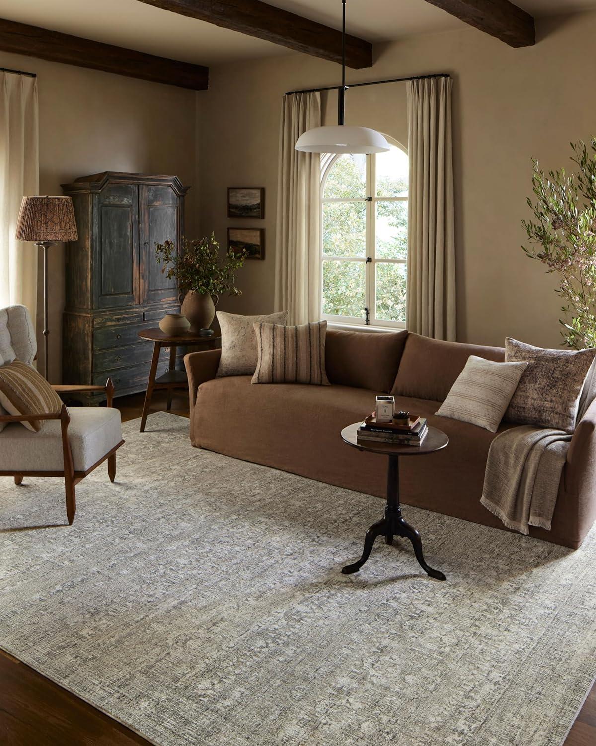 Amber Lewis x Loloi Amber Lewis x Loloi Honora Grey / Beige Area Rug