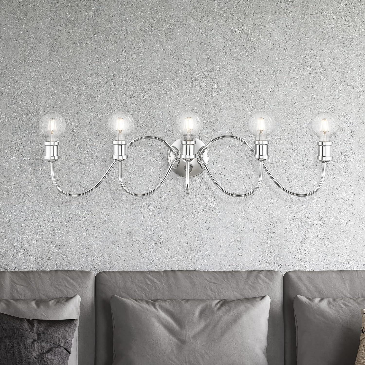 Livex Lighting Lansdale 5 - Light Vanity in  Polished Chrome