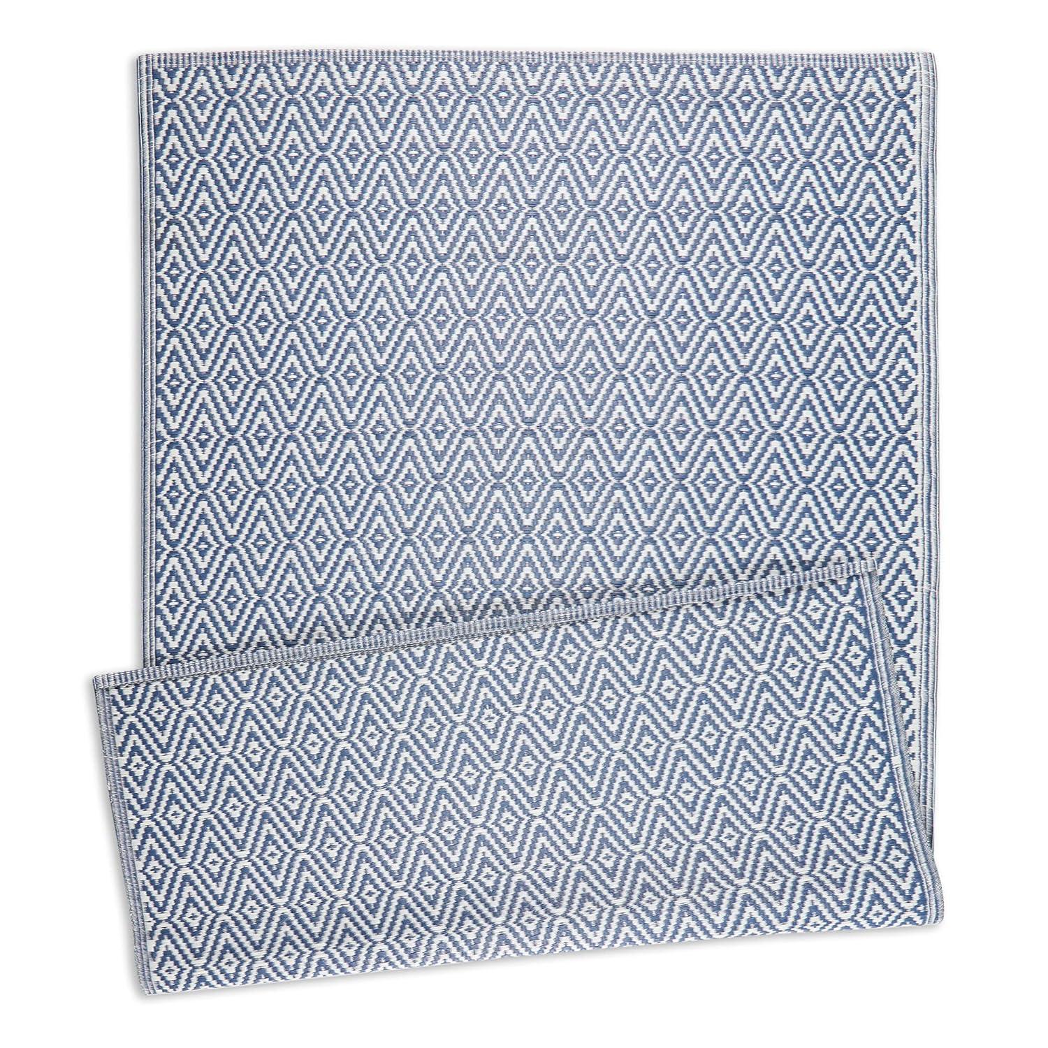 Design Imports Outdoor Diamonds - French Blue Marquise - 4 X 6 Ft