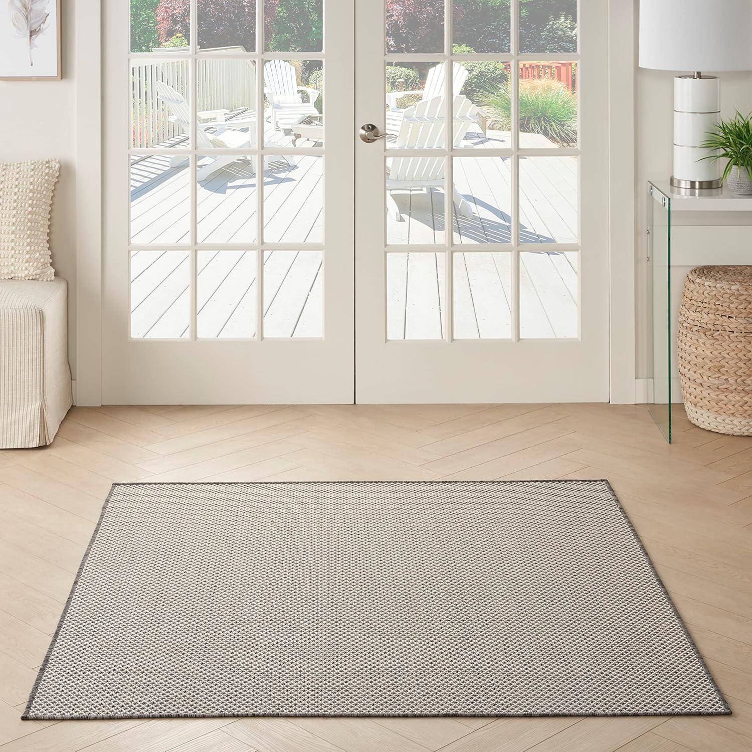 Nourison Courtyard Modern Easy Care Outdoor Rug