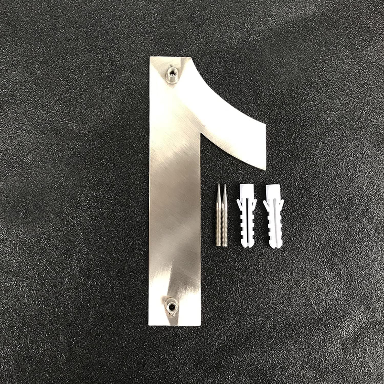 ModernStainlessHardware 6'' H Stainless Steel House Number