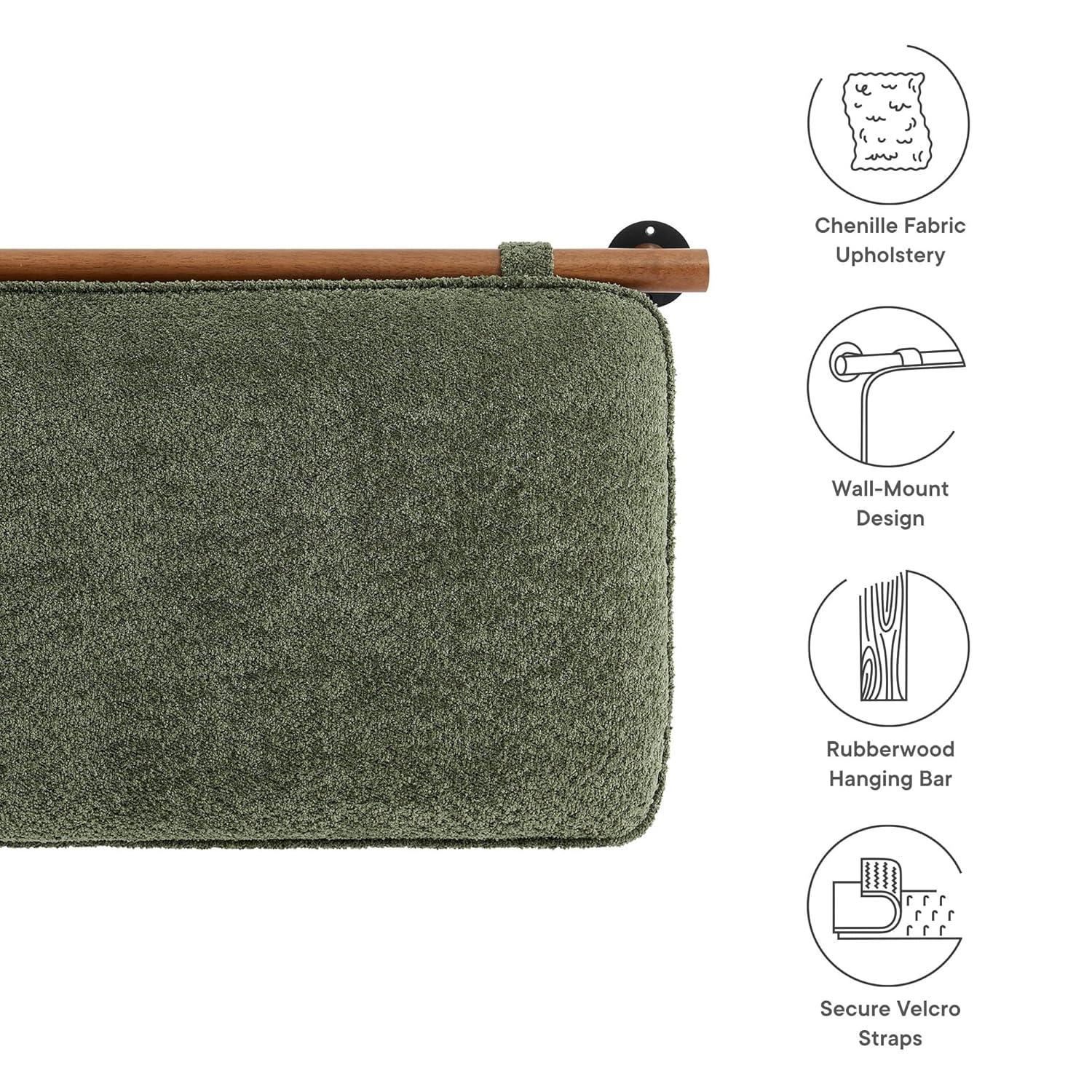 Modway Anela Wall-Mounted Chenille Upholstered Headboard