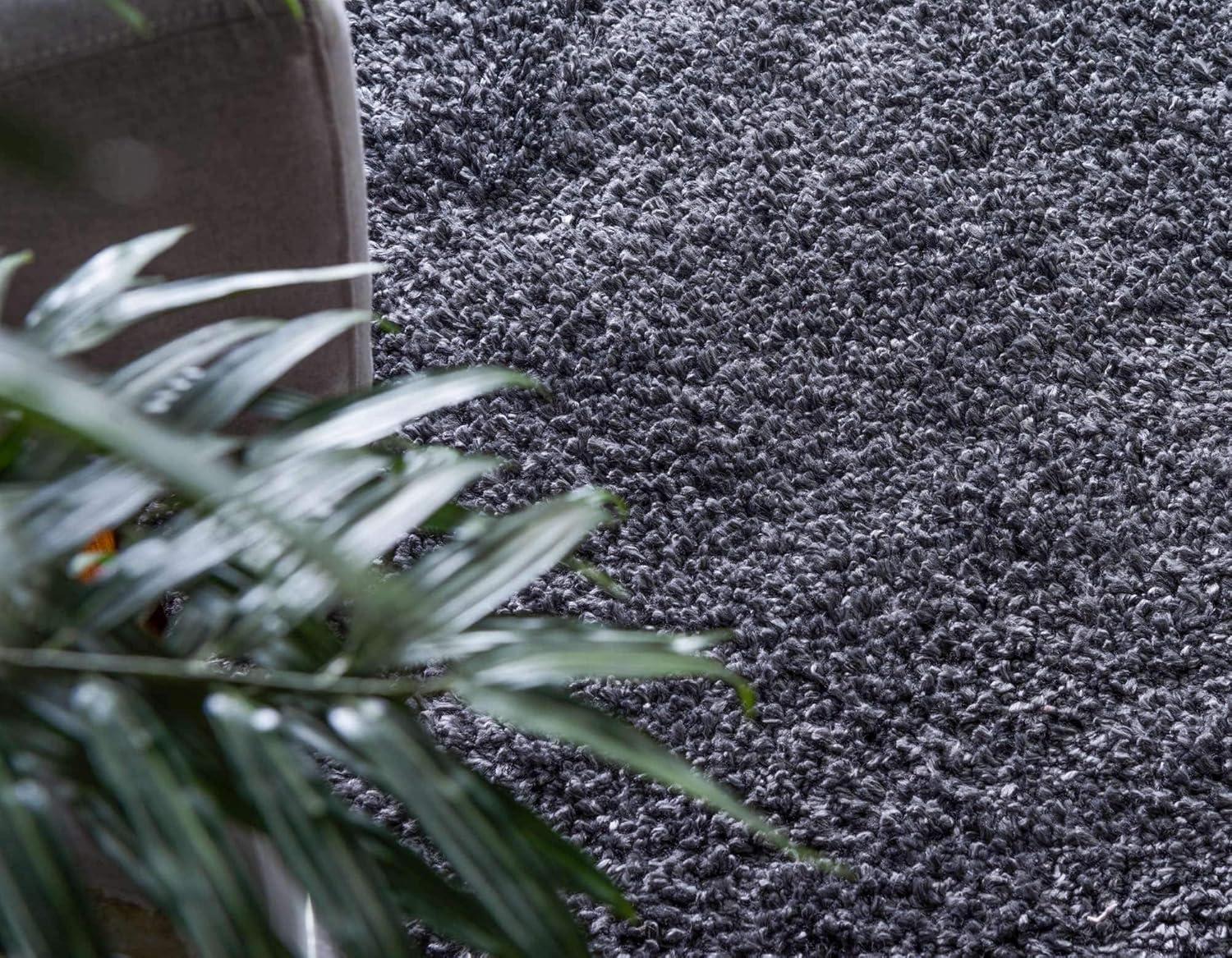 Unique Loom 3' 3 x 5' 3 Davos Shag Peppercorn Area Rug
