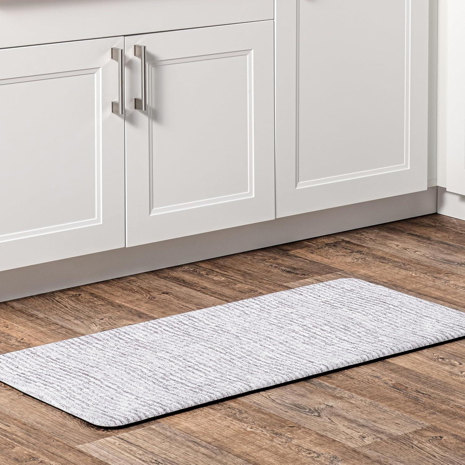 Nuloom Sherill Ripple Anti Fatigue Kitchen or Laundry Room Comfort Indoor Mat