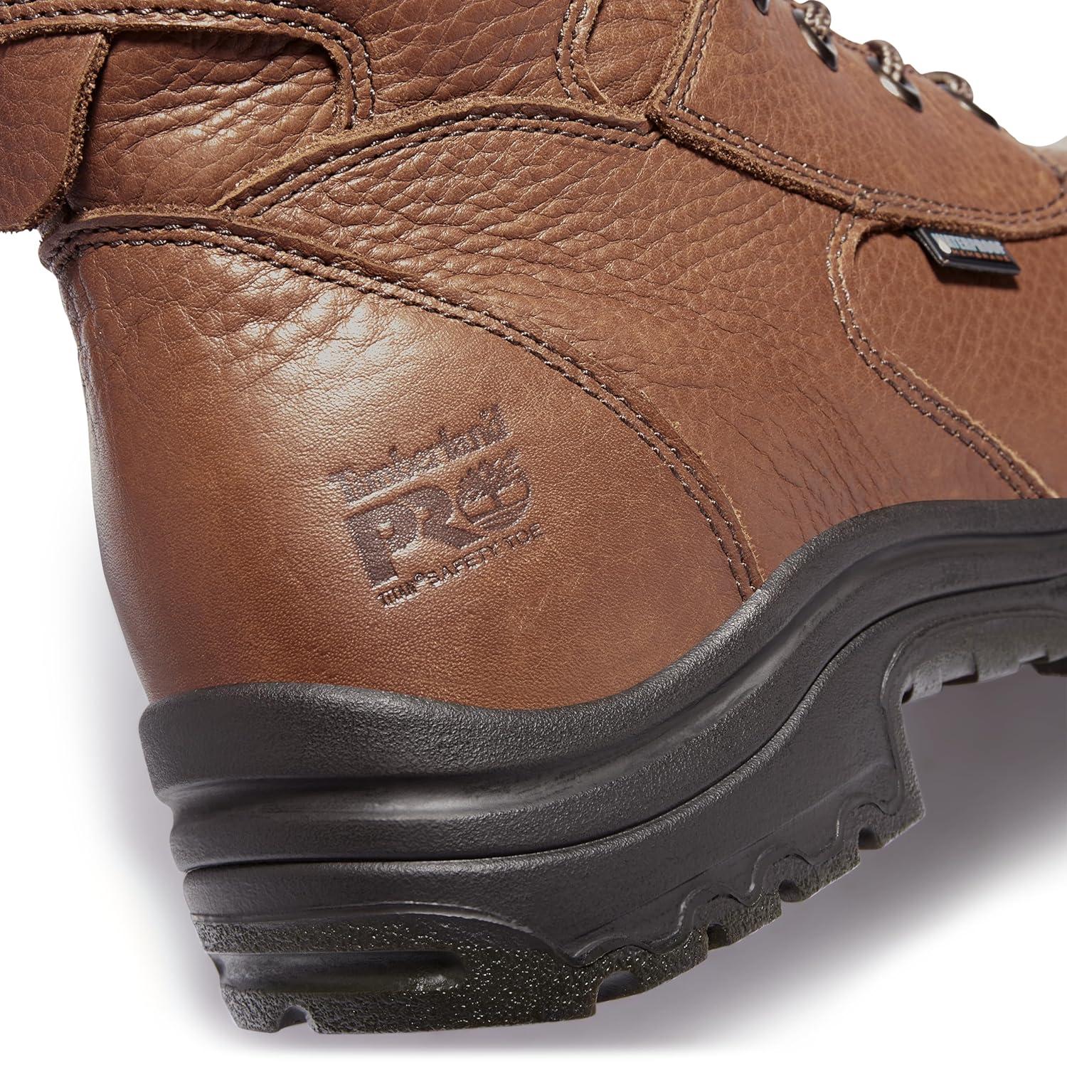 Timberland PRO Men's, TiTAN Alloy Toe, EH, Waterpoof, 8 Inch Work Boot