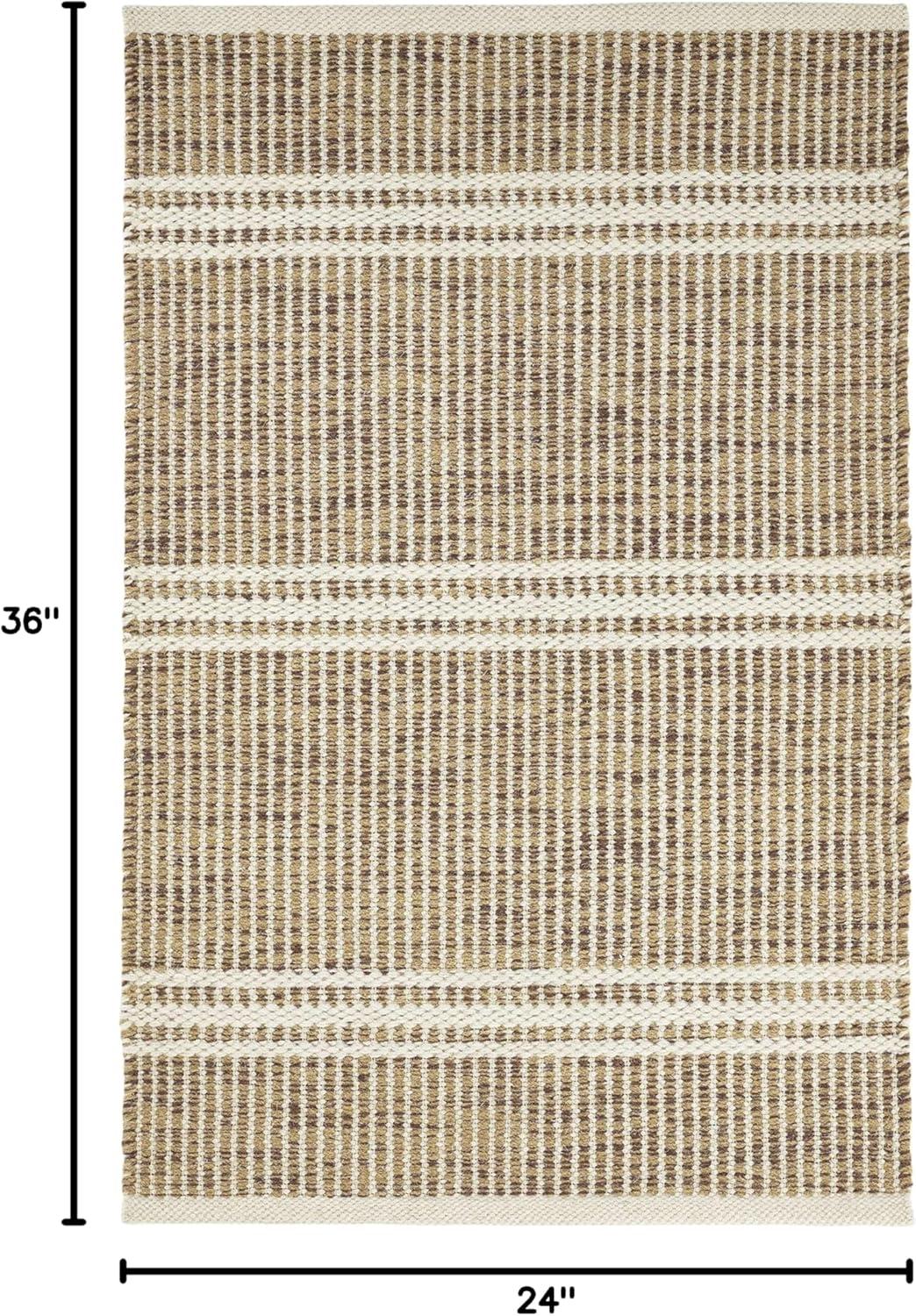 Malta Natural Handwoven Wool Rug