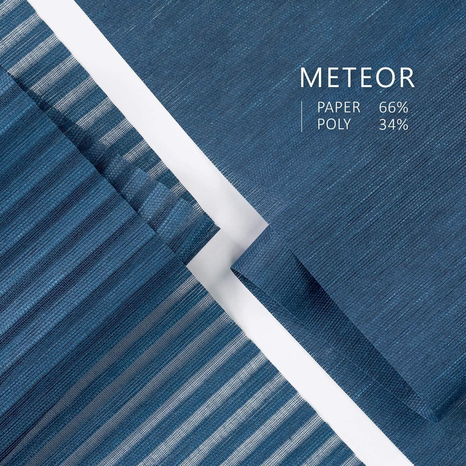 GoDear Design Adjustable Sliding Panel Room Divider 45.8"- 86" W x 96" H, Semi-Sheer, Meteor