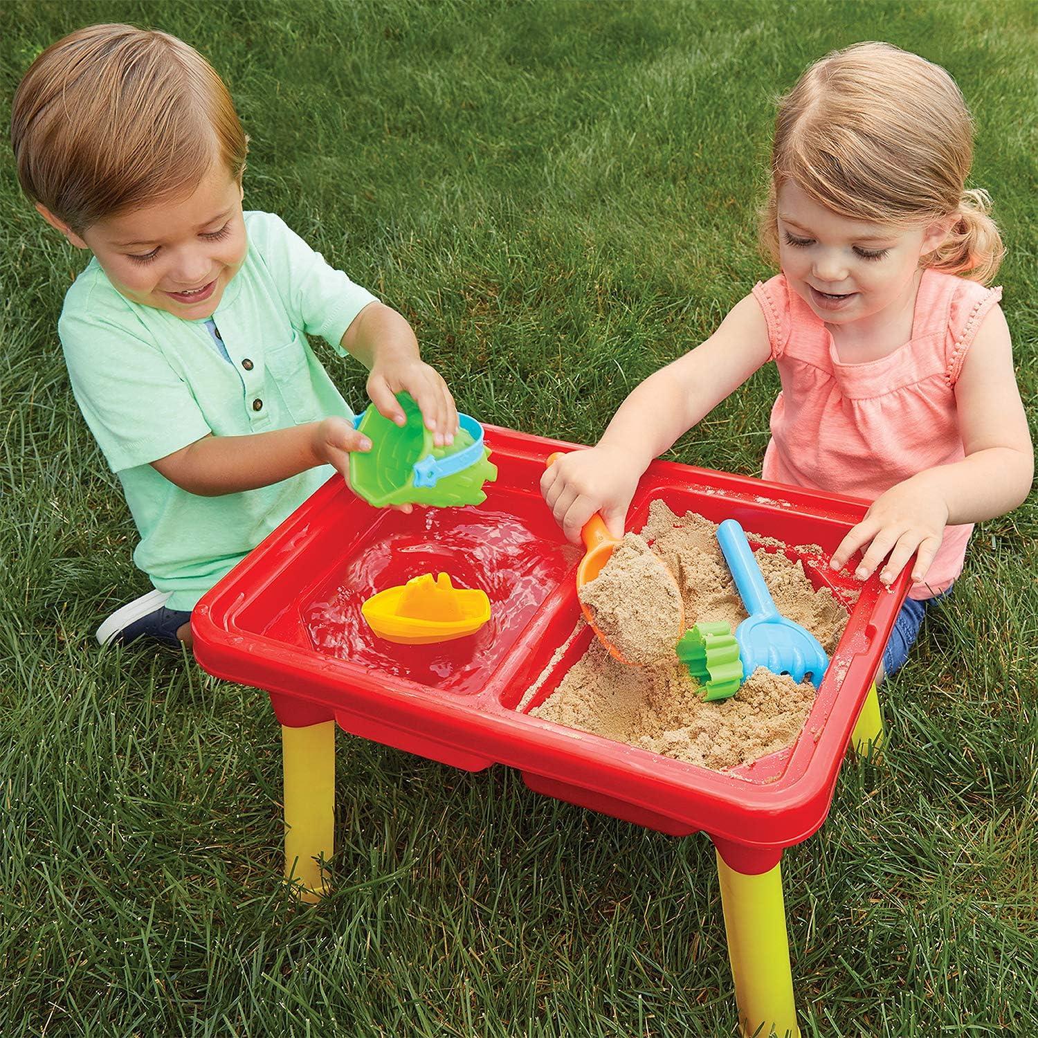 Kidoozie Sand ‘n Splash Activity Table, Outdoor Playset Toy for Toddlers Ages 2+