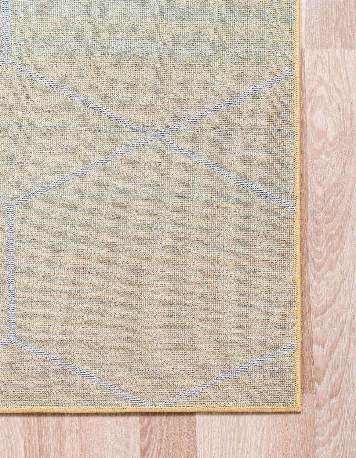 Unique Loom Trellis Frieze Geometric Trellis Indoor Woven Area Rug