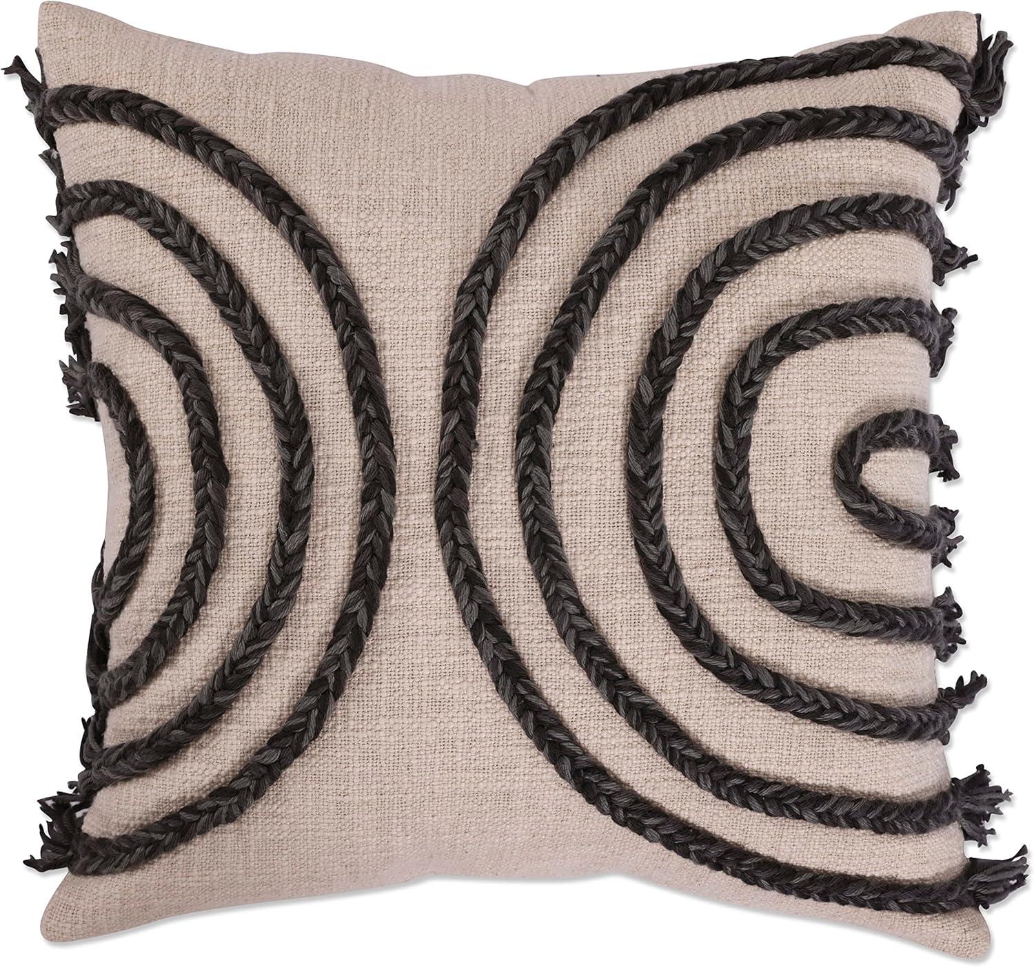 Tassels Cotton Throw Pillow