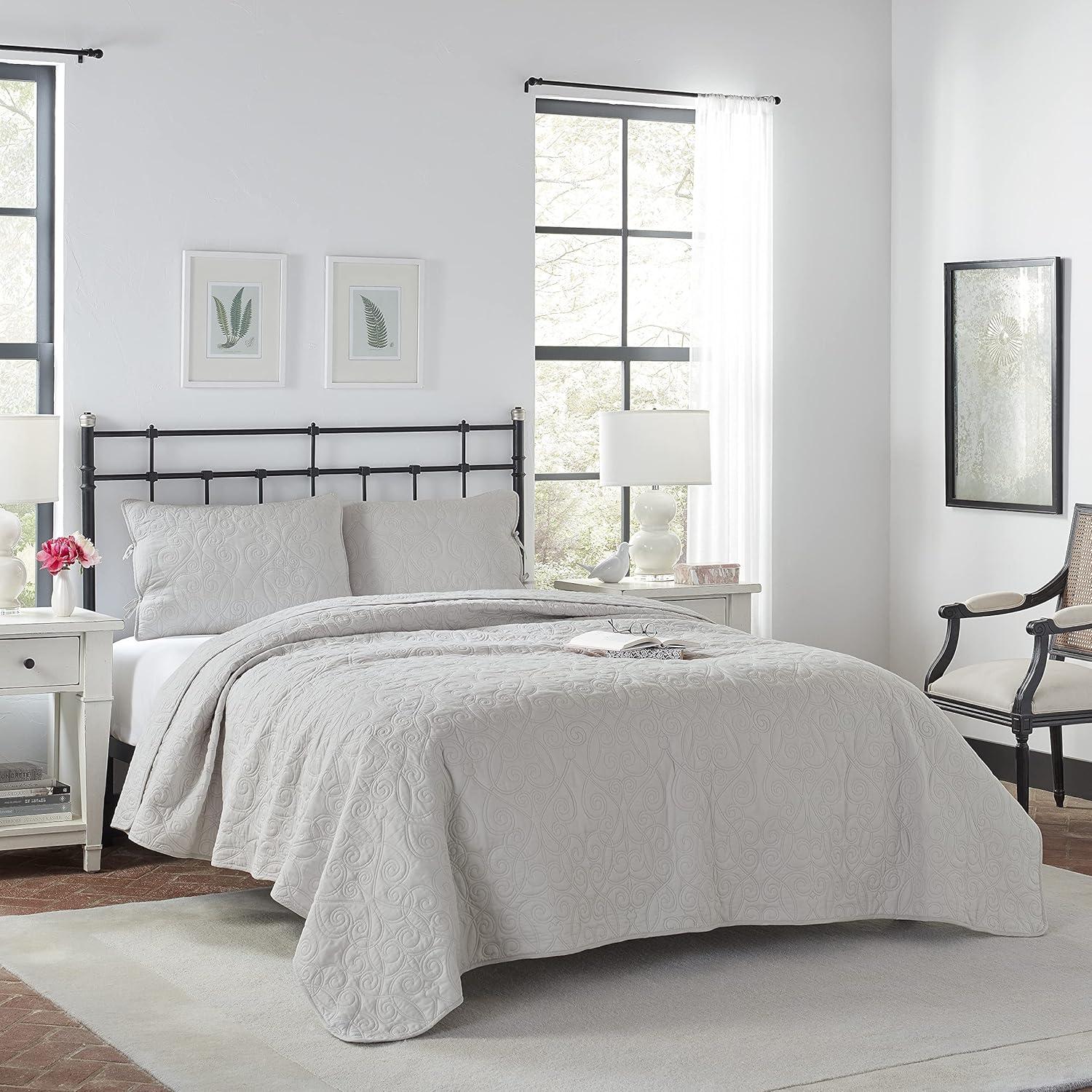 Laura Ashley Felicity Cotton Reversible Quilt Set