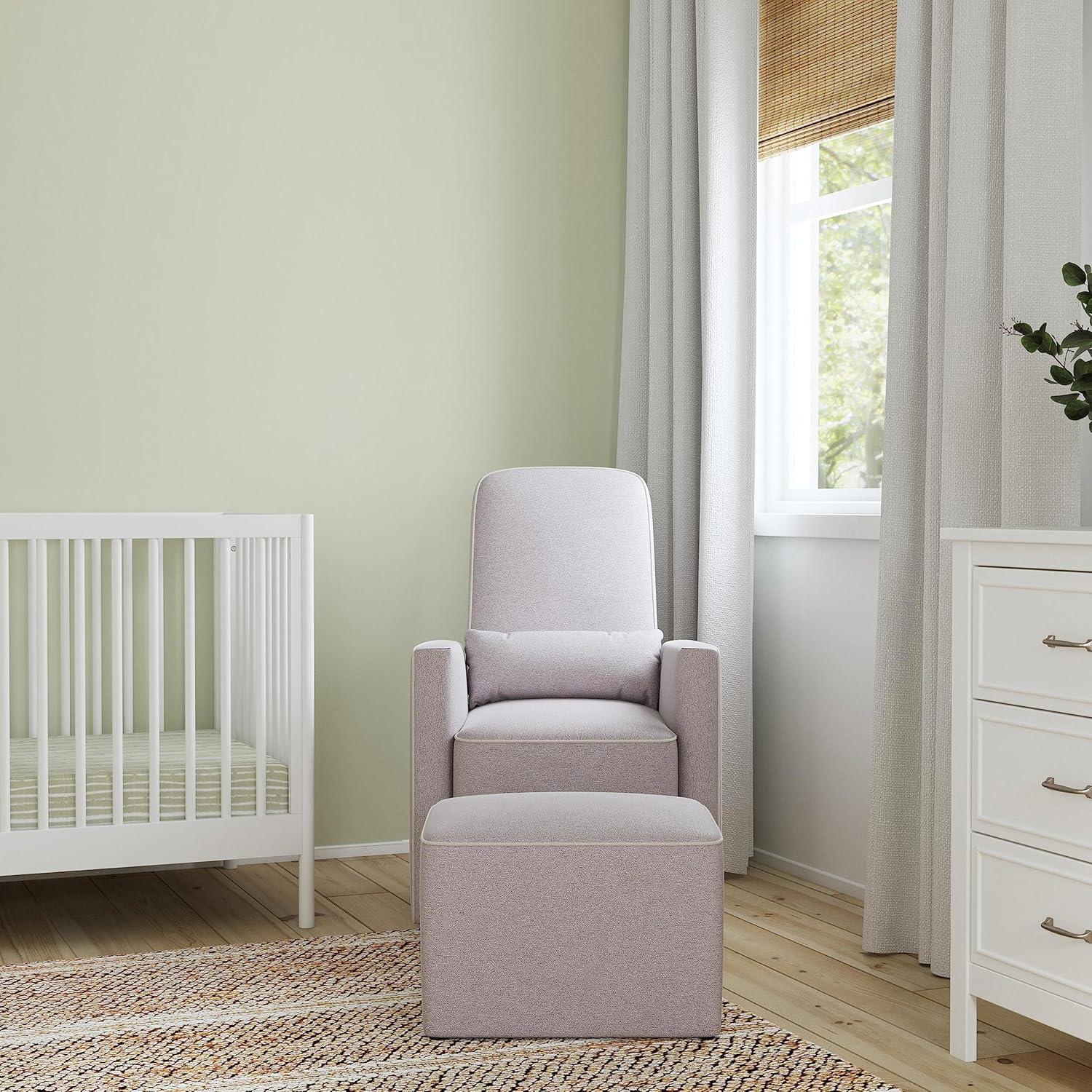daVinci Olive Swivel Glider with Ottoman