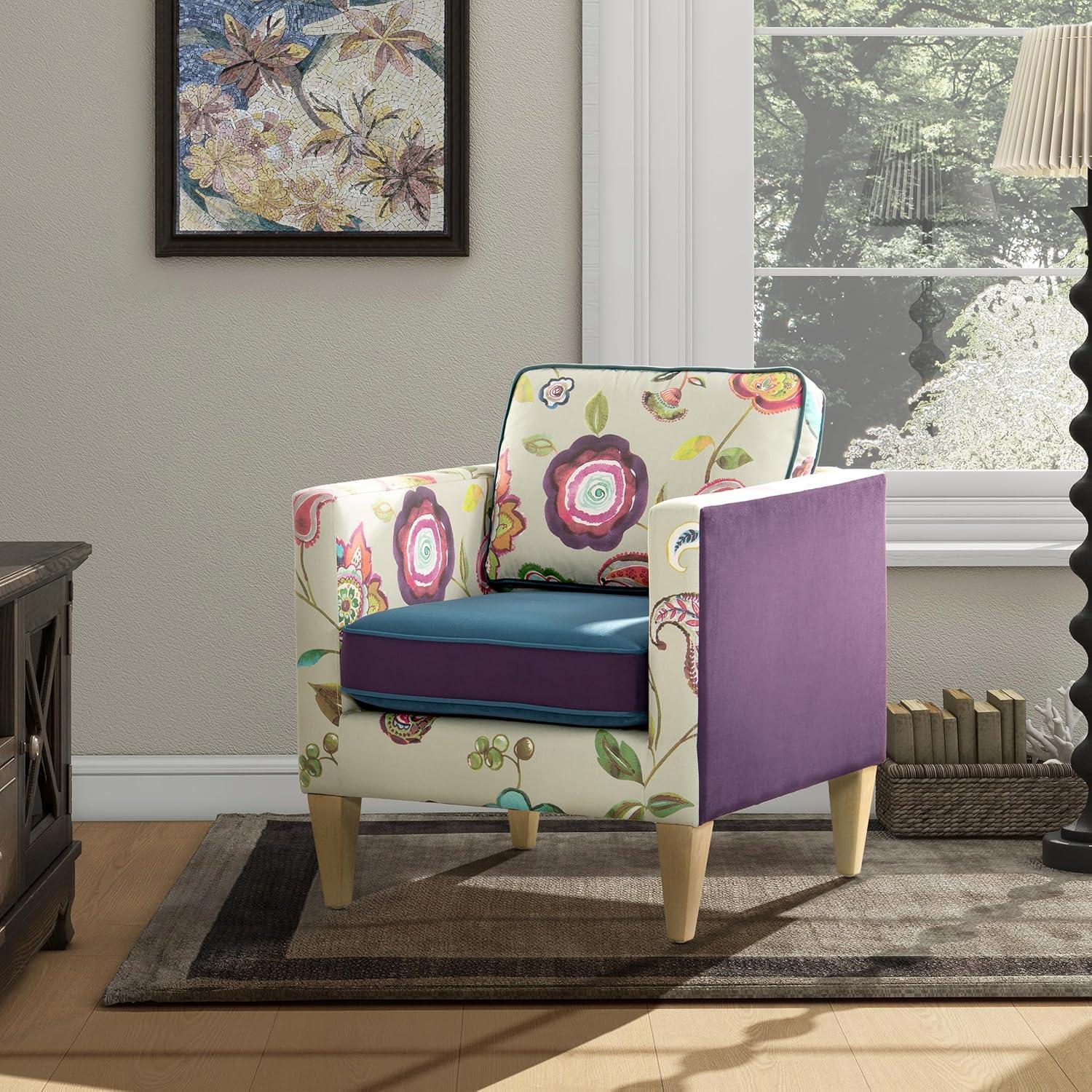 Jennifer Taylor Home Mamba 28" Patchwork Accent Chair