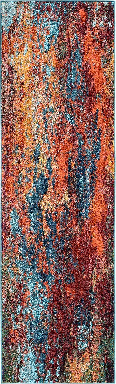 Nourison Celestial CES02 Sealife Area Rug 2'2" x 7'6"