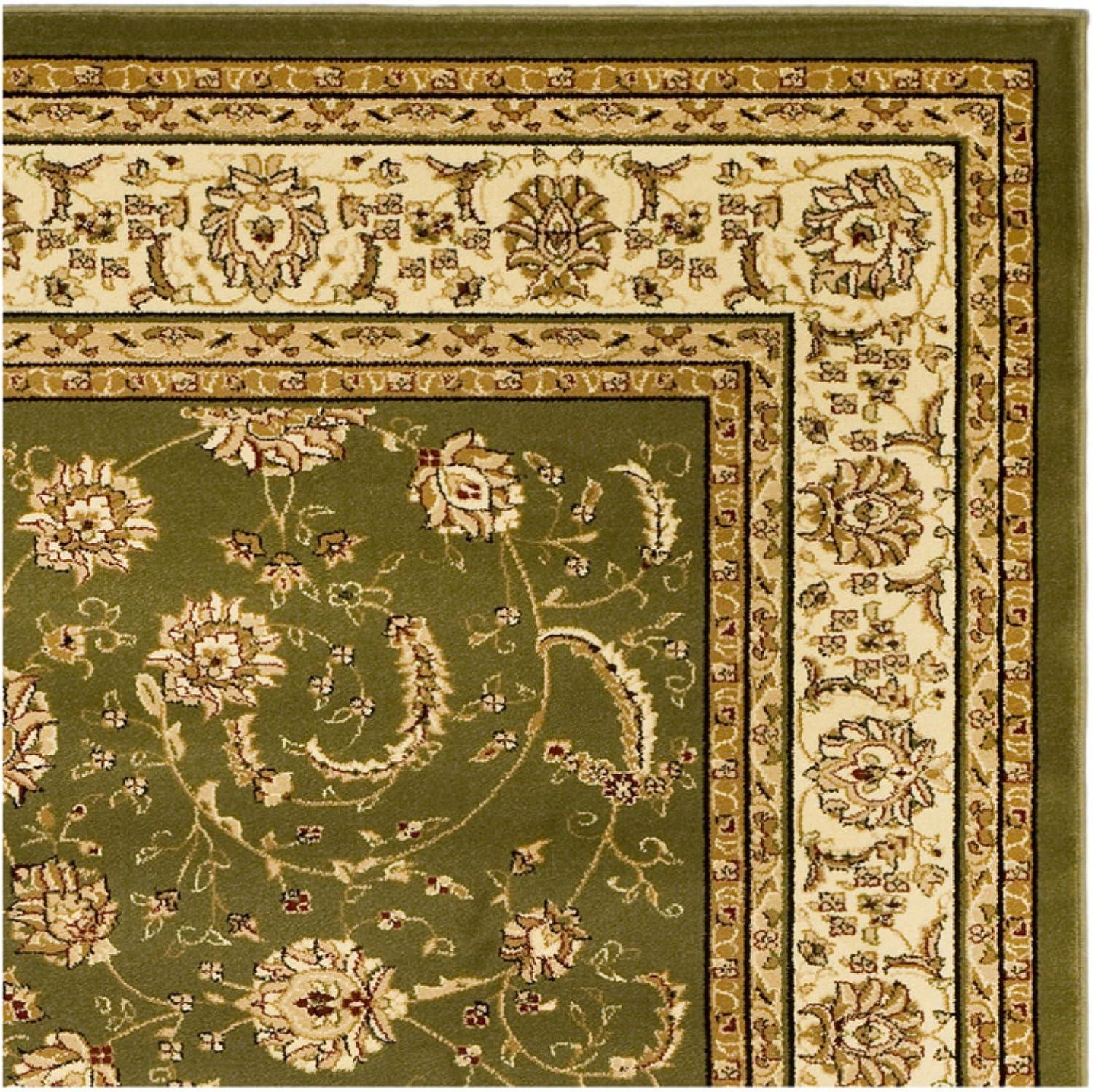 Lyndhurst LNH219 Power Loomed Area Rug - Sage/Ivory - 9'x12' - Safavieh