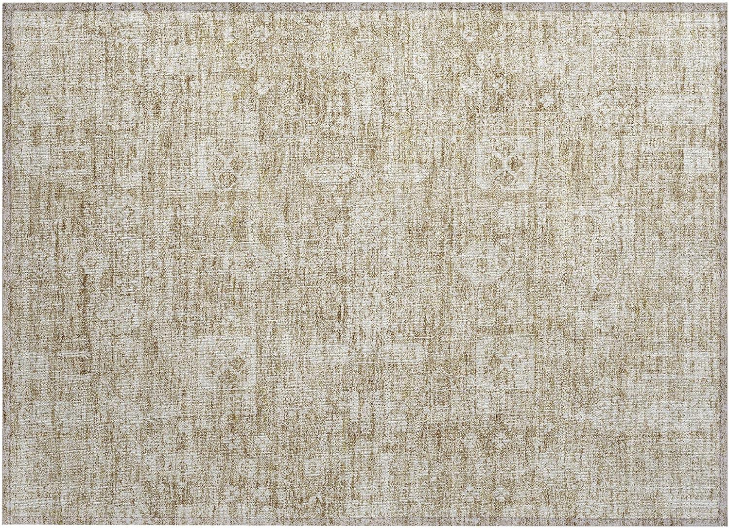 Addison Rugs Chantille Indoor/Outdoor Transitional Panel Beige Washable Rectangle Rug, 1'8" x 2'6"