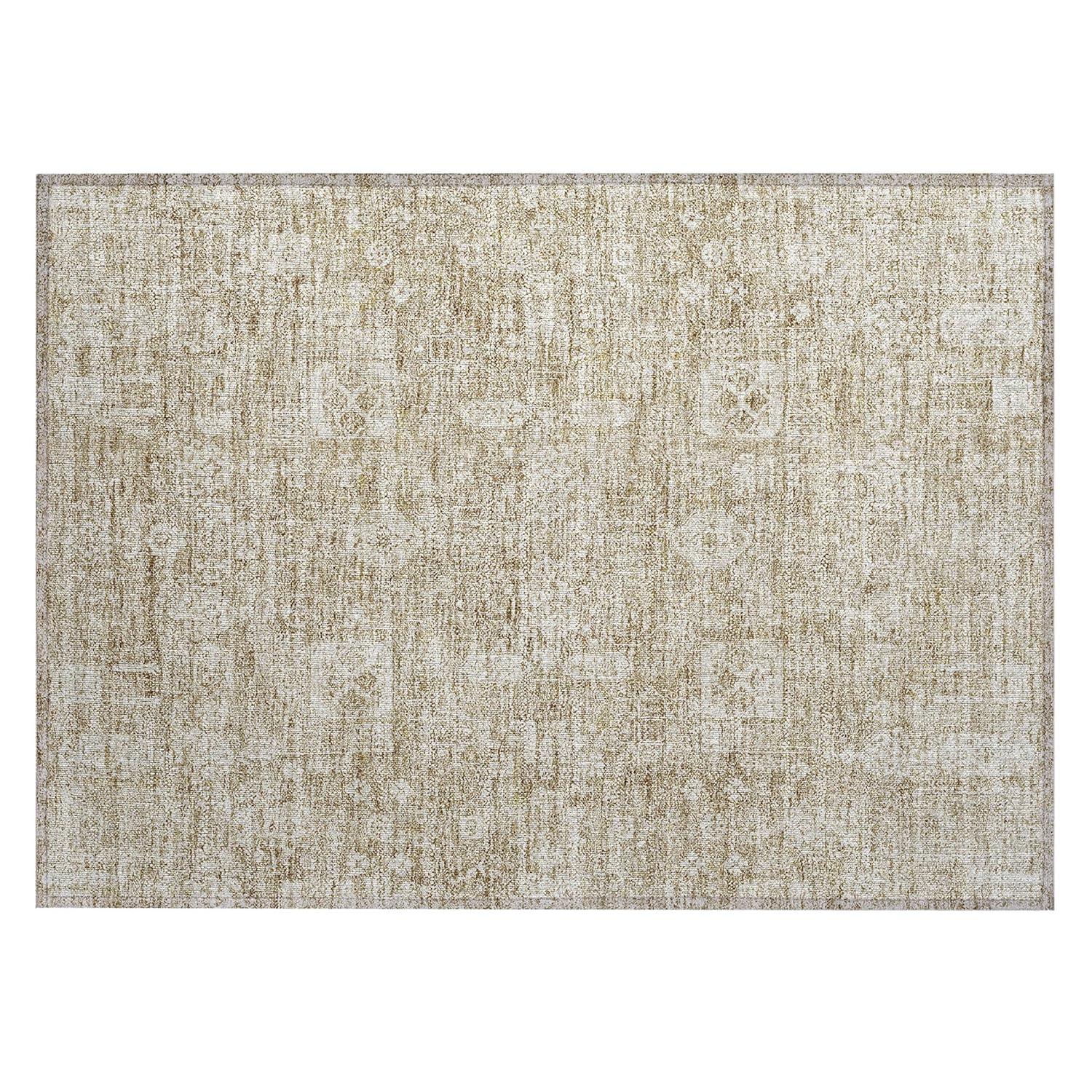 Addison Rugs Chantille Indoor/Outdoor Transitional Panel Beige Washable Rectangle Rug, 1'8" x 2'6"