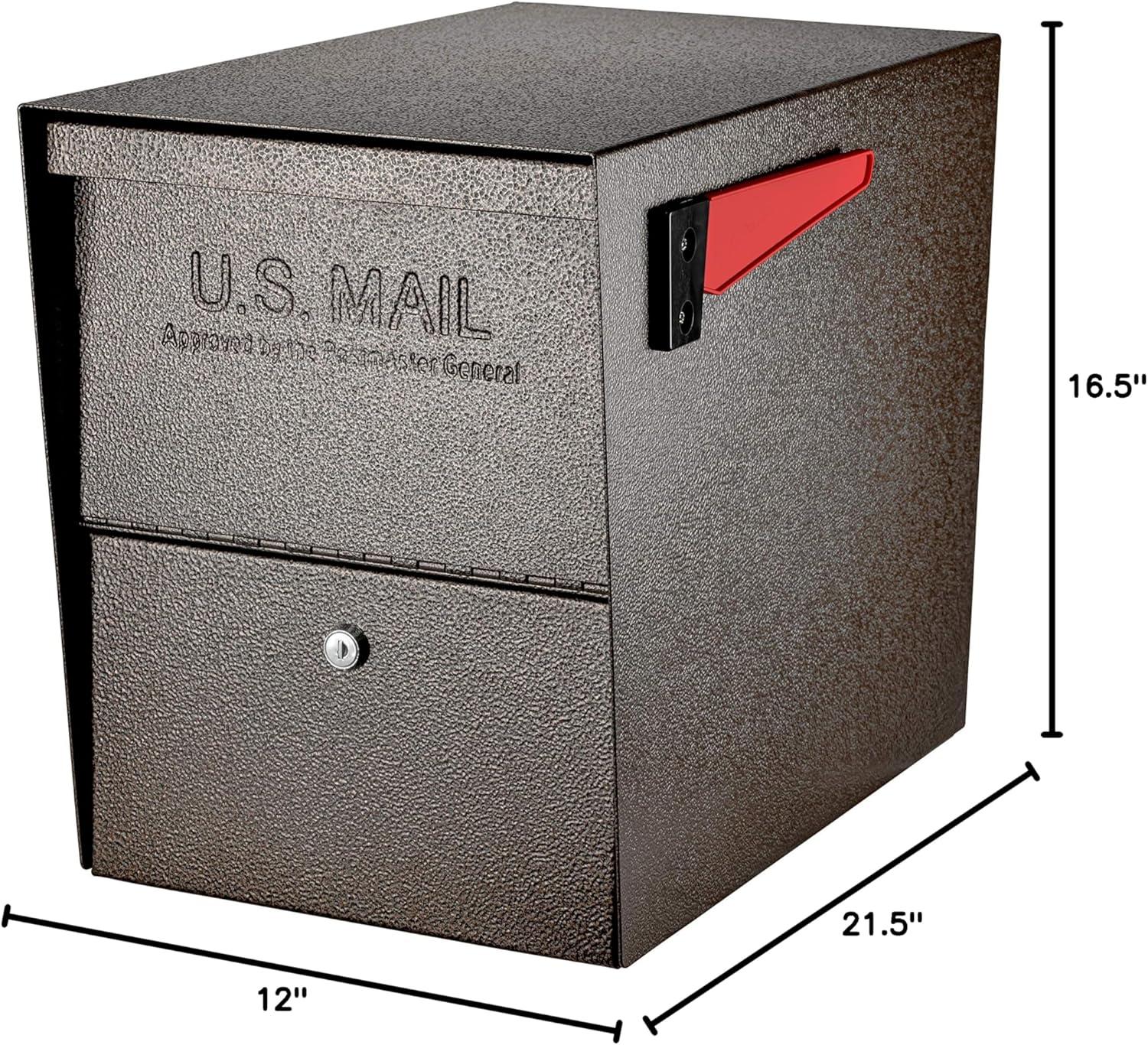 Package Master Locking Post Mounted Mailbox