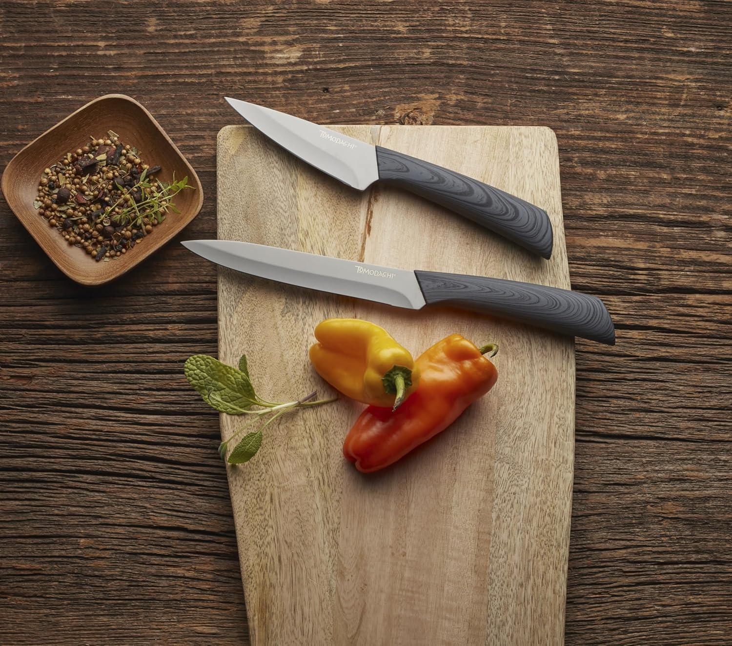 Tomodachi Raintree Ash 13 Piece Cutlery Knife Block Set