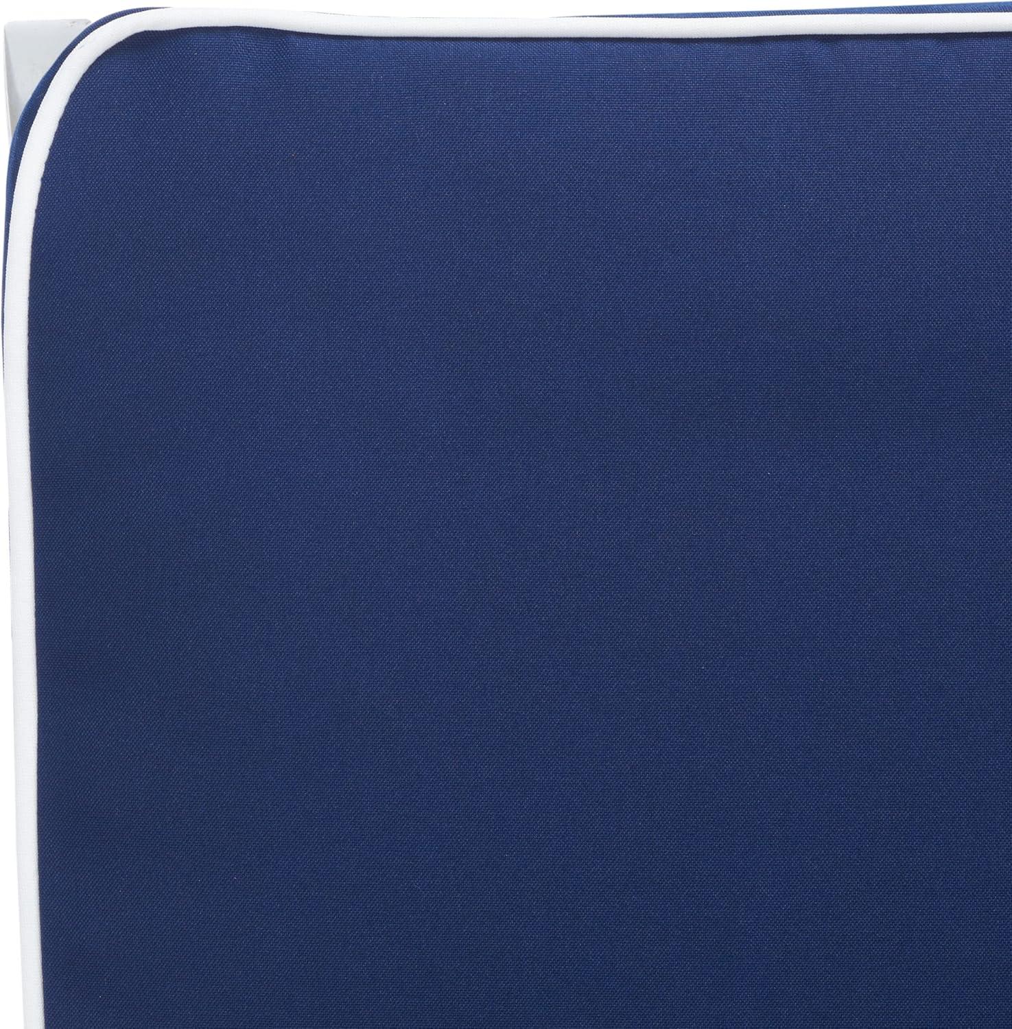 Palmdale Lounge Chair - Outdoor - PAT7015 - Grey/Navy -Safavieh