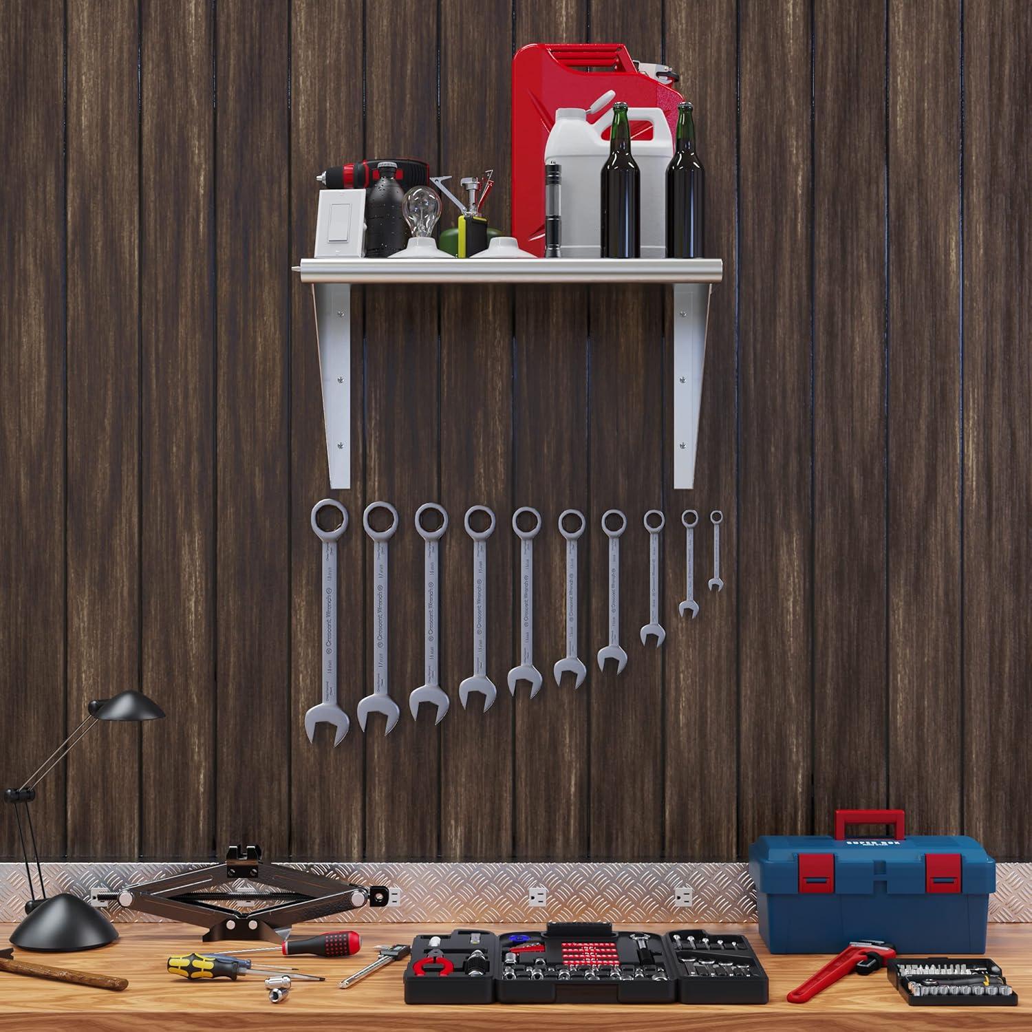 Amgood Utility Metal Wall Shelf. & Reviews | Wayfair