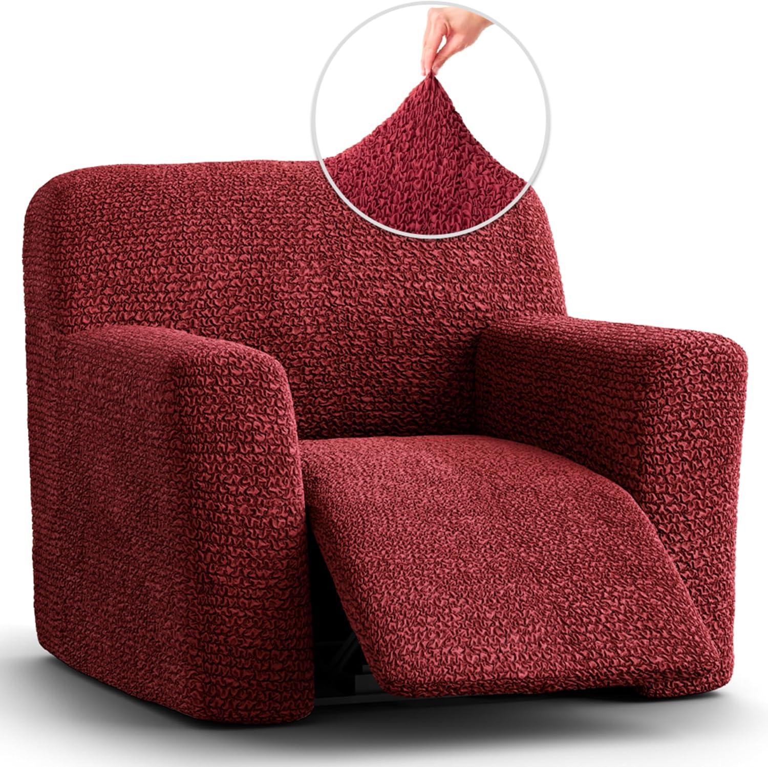 Stretchy Slipcover for Recliner Armchair - Easy to Clean & Durable - Microfibra Collection